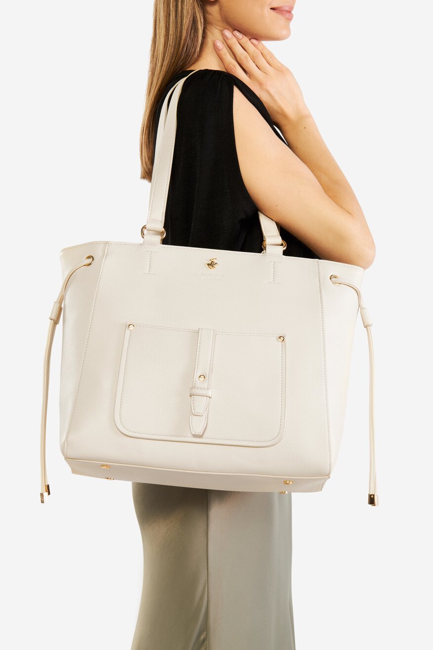 
                Дамска чанта Beverly Hills Polo Club БЯЛ - 5903419784583