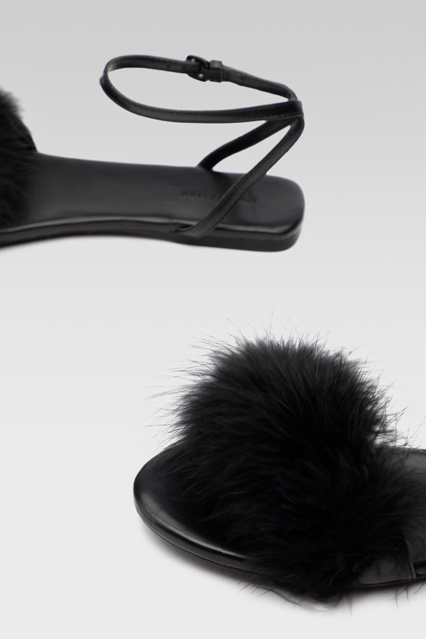 Jenny Fairy - Sandały z aplikacją czarne - 5904248835378