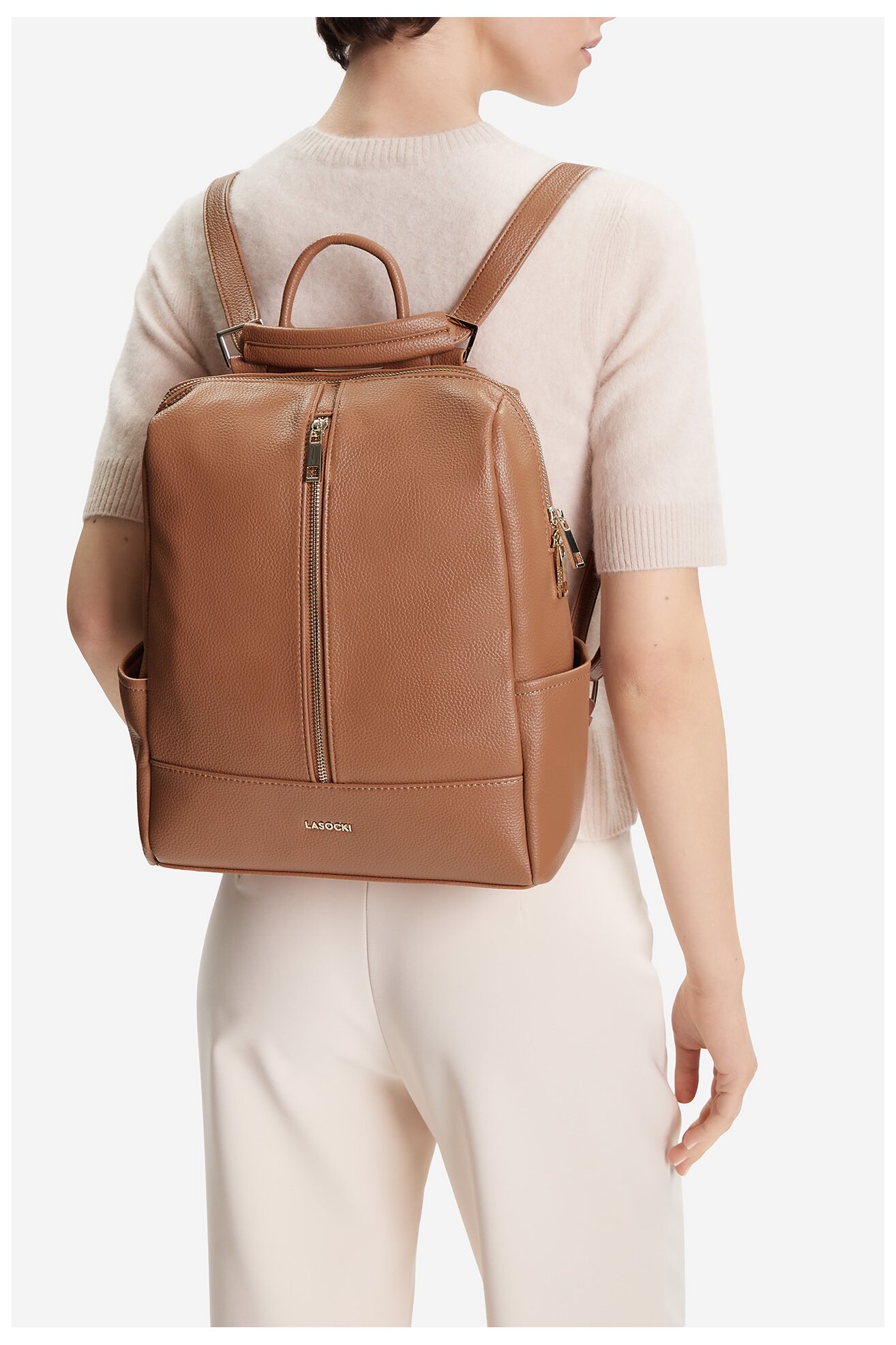 Plecak Lasocki C-LSK-L-011-08 Beżowy