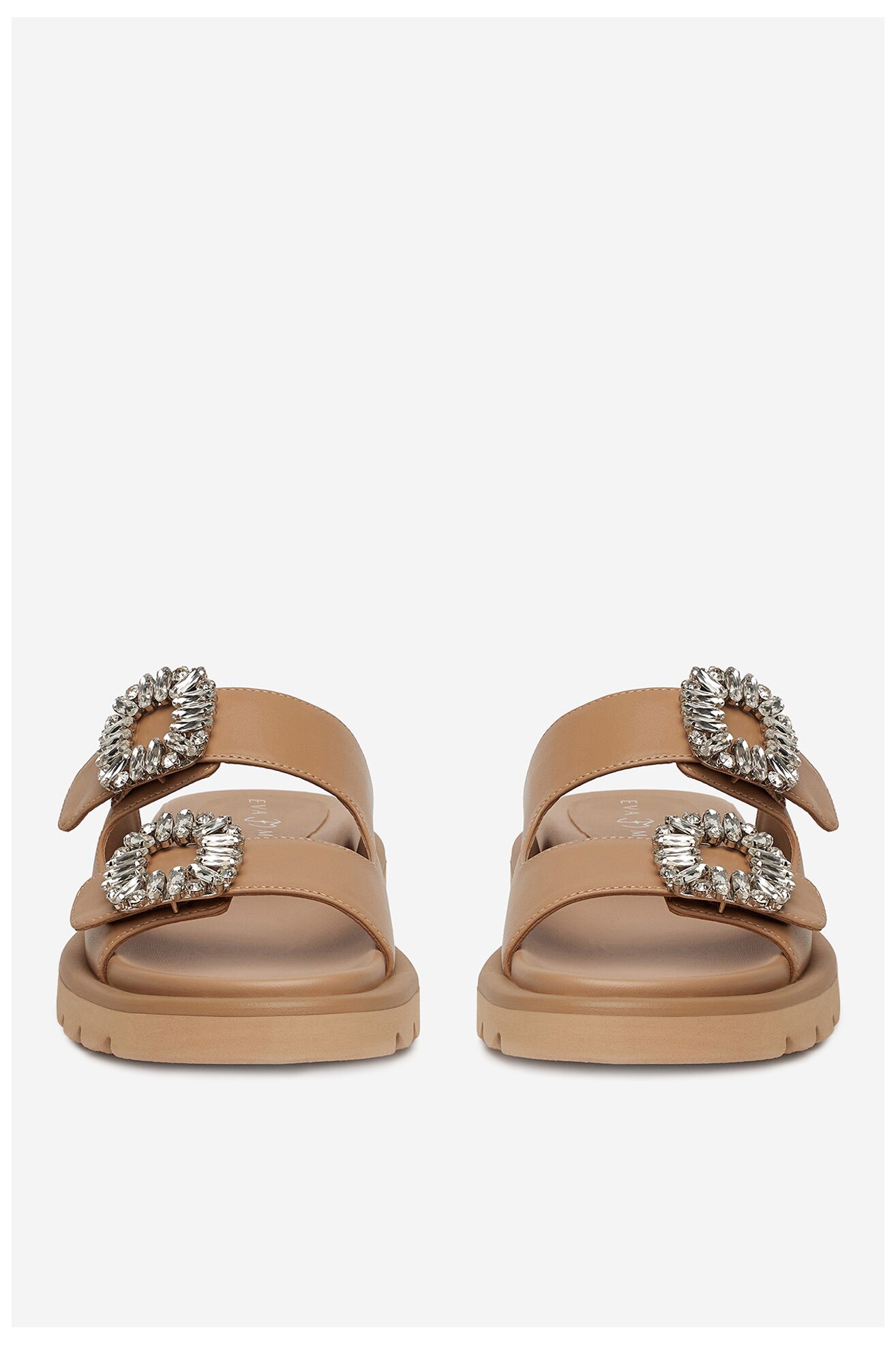 Шльопанець EVA MINGE LILY-VII75-06-1 БЕЖЕВИЙ