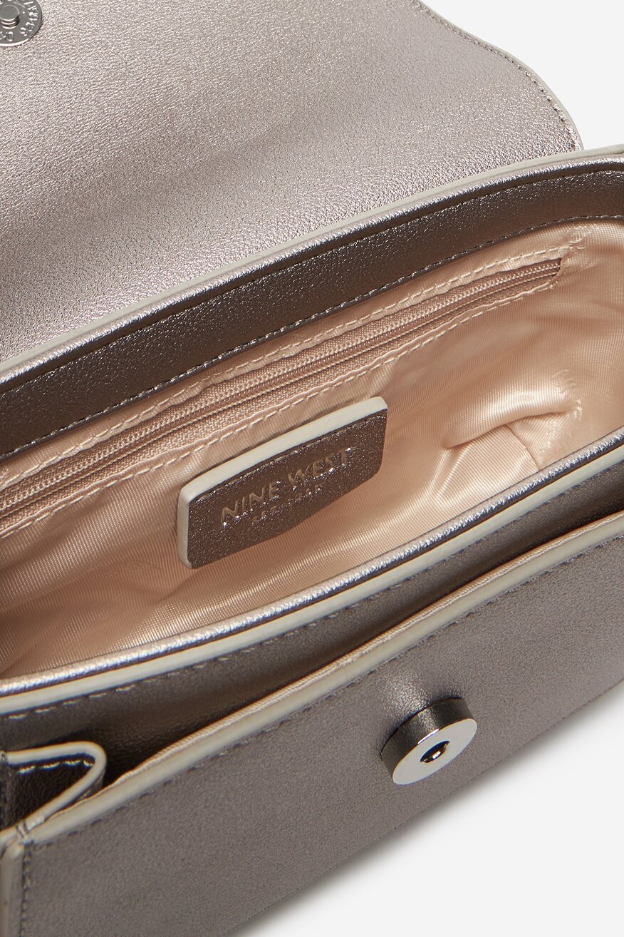 Geantă de mână NINE WEST ARGINTIU - 5906751317785