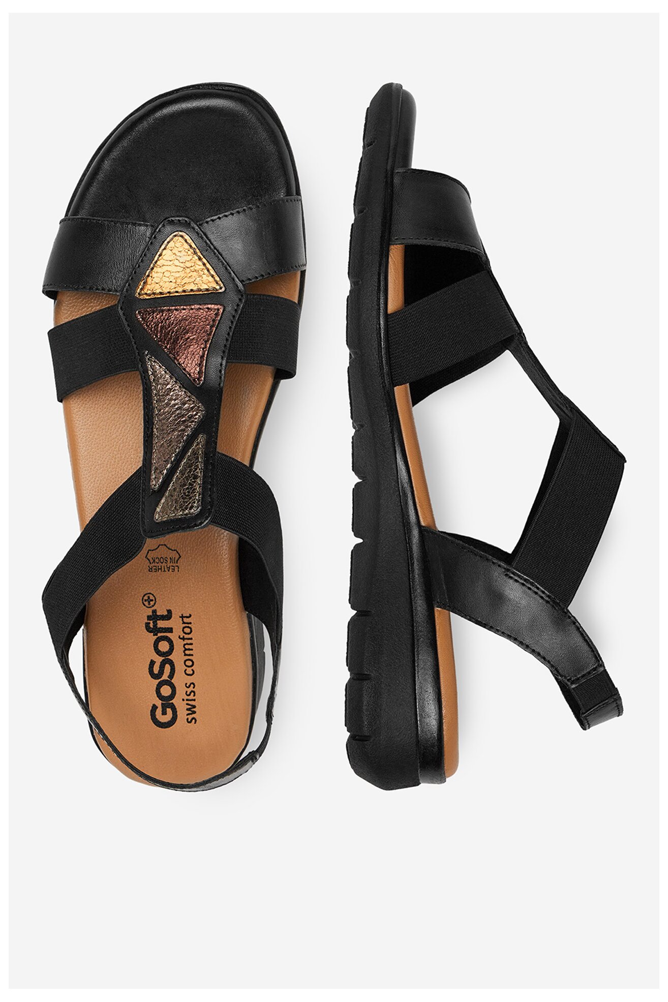 Szandál Go Soft WI16-INES-06 FEKETE