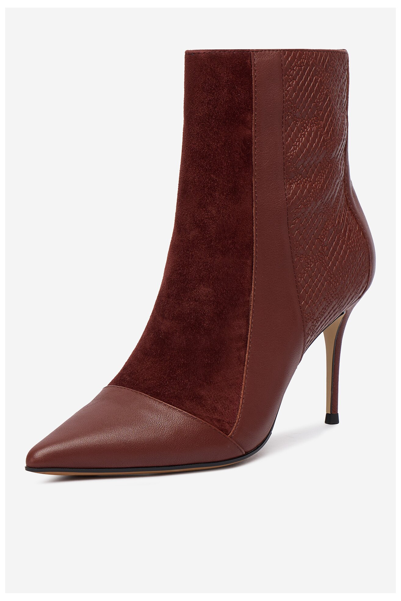 Kotníková obuv EVA MINGE EO-DELLA-GLC9036-5.5-888 BORDÓ