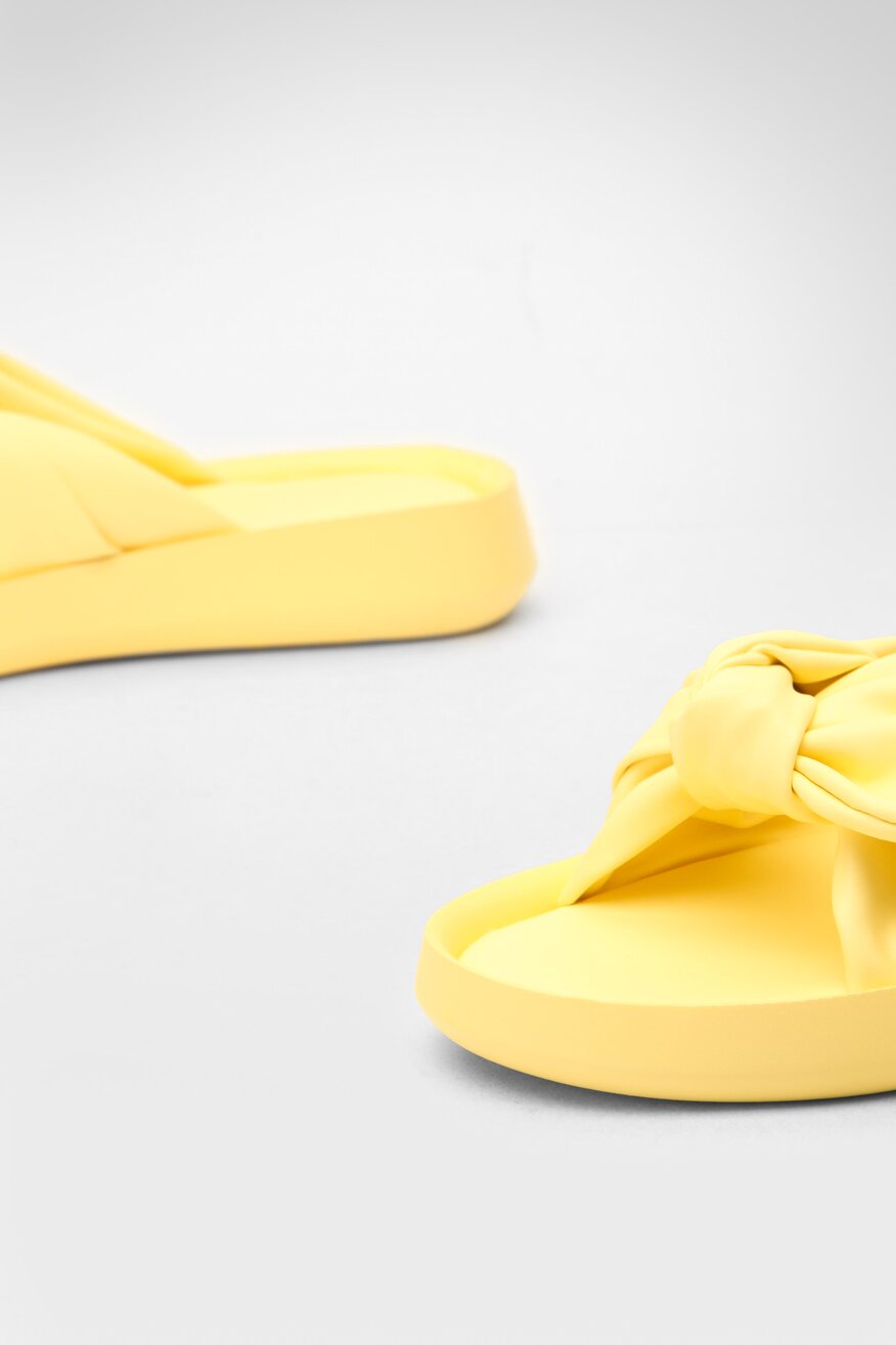 Jenny Fairy - Japonki z aplikacją żółte - 5904248683559