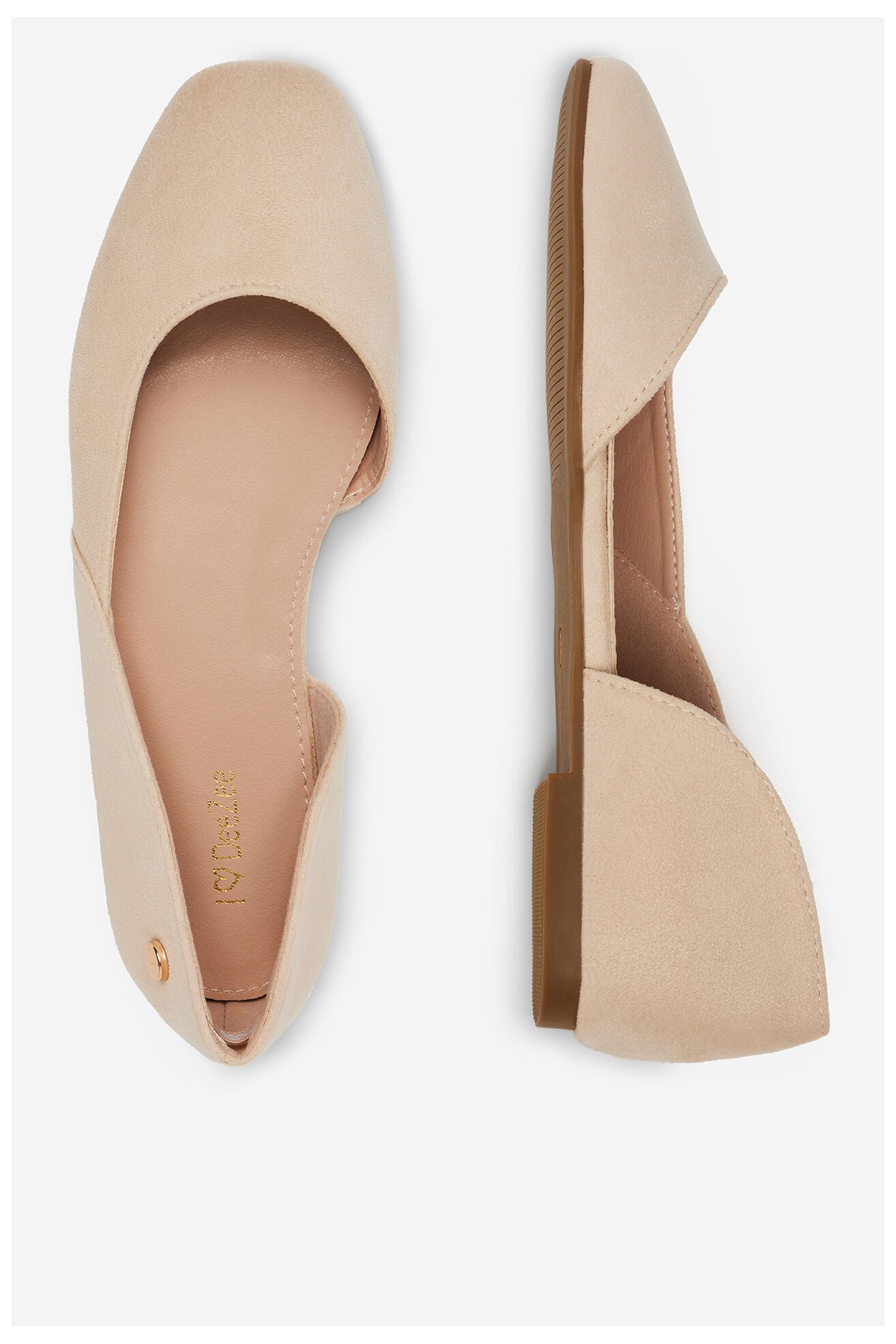 Baleriny DeeZee 9-830-B Beżowy