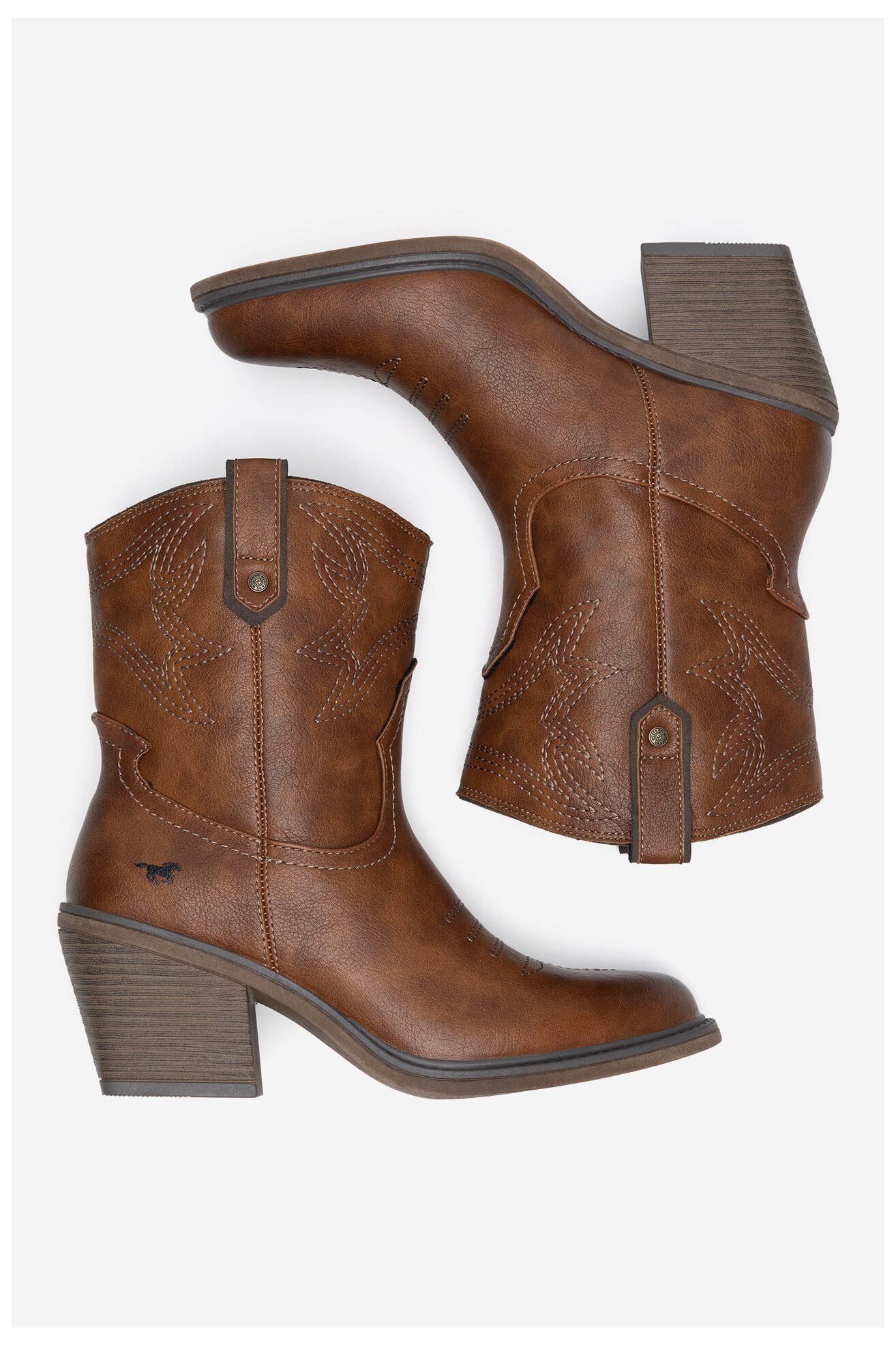 Ботильйони Mustang 1479-502-307 КОРИЧНЕВИЙ