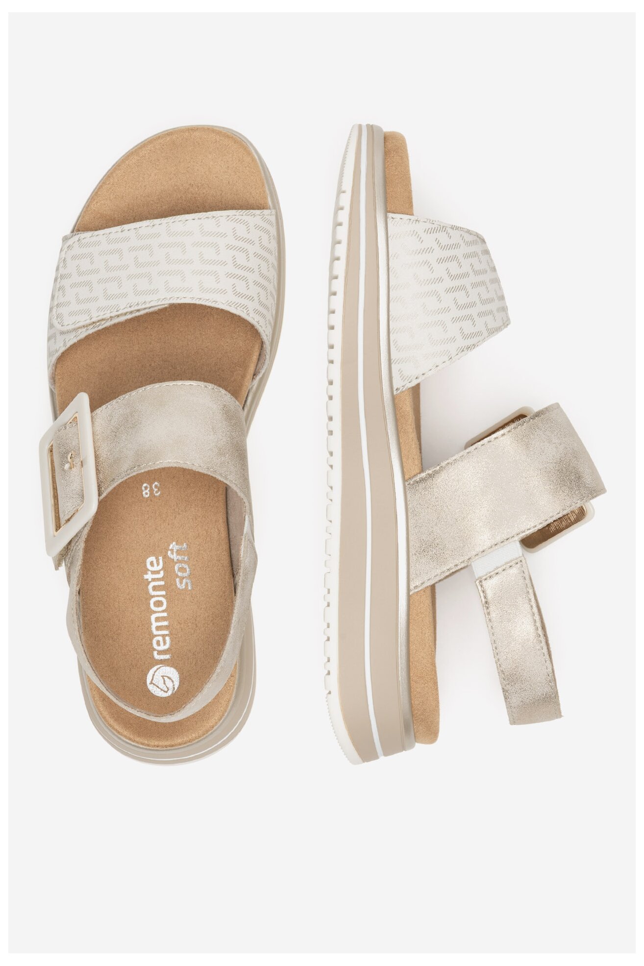 Сандали Remonte D1J53-90 СЛОНОВА КОСТ