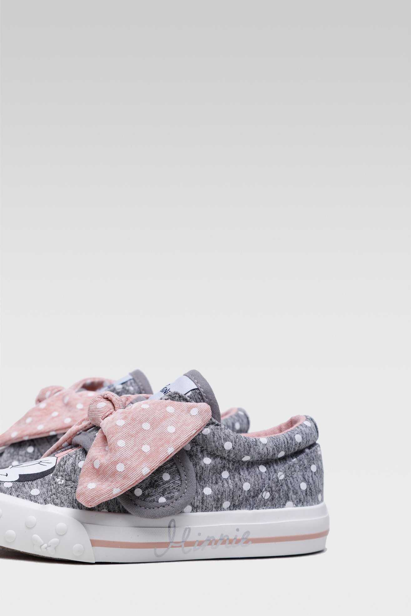 Trampki Minnie Mouse CF2291-116DSTC Szary