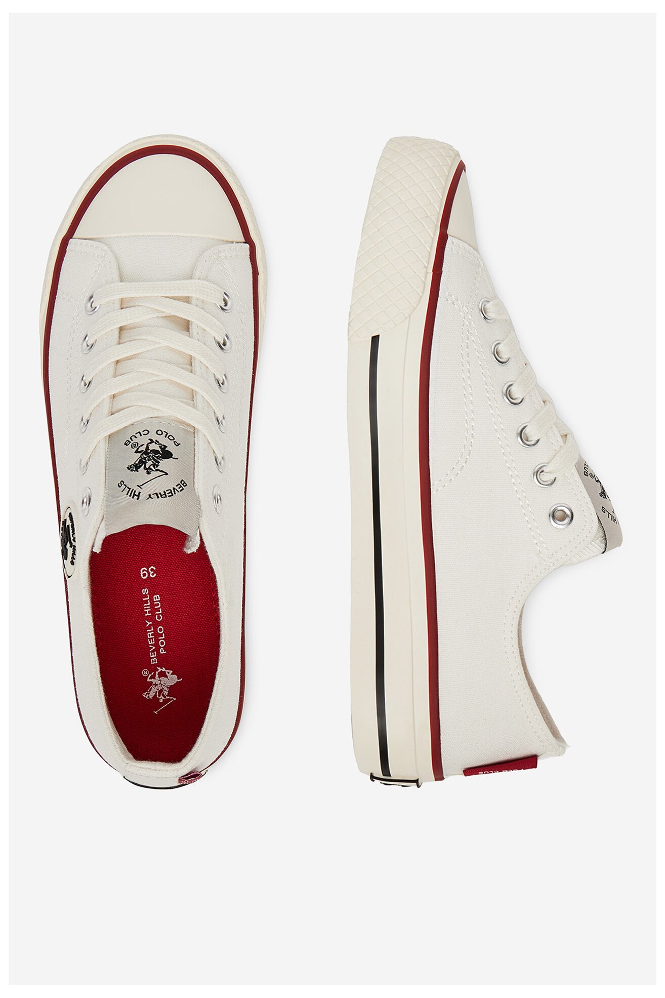 Trampki Beverly Hills Polo Club WP40-OG-31-1 Biały