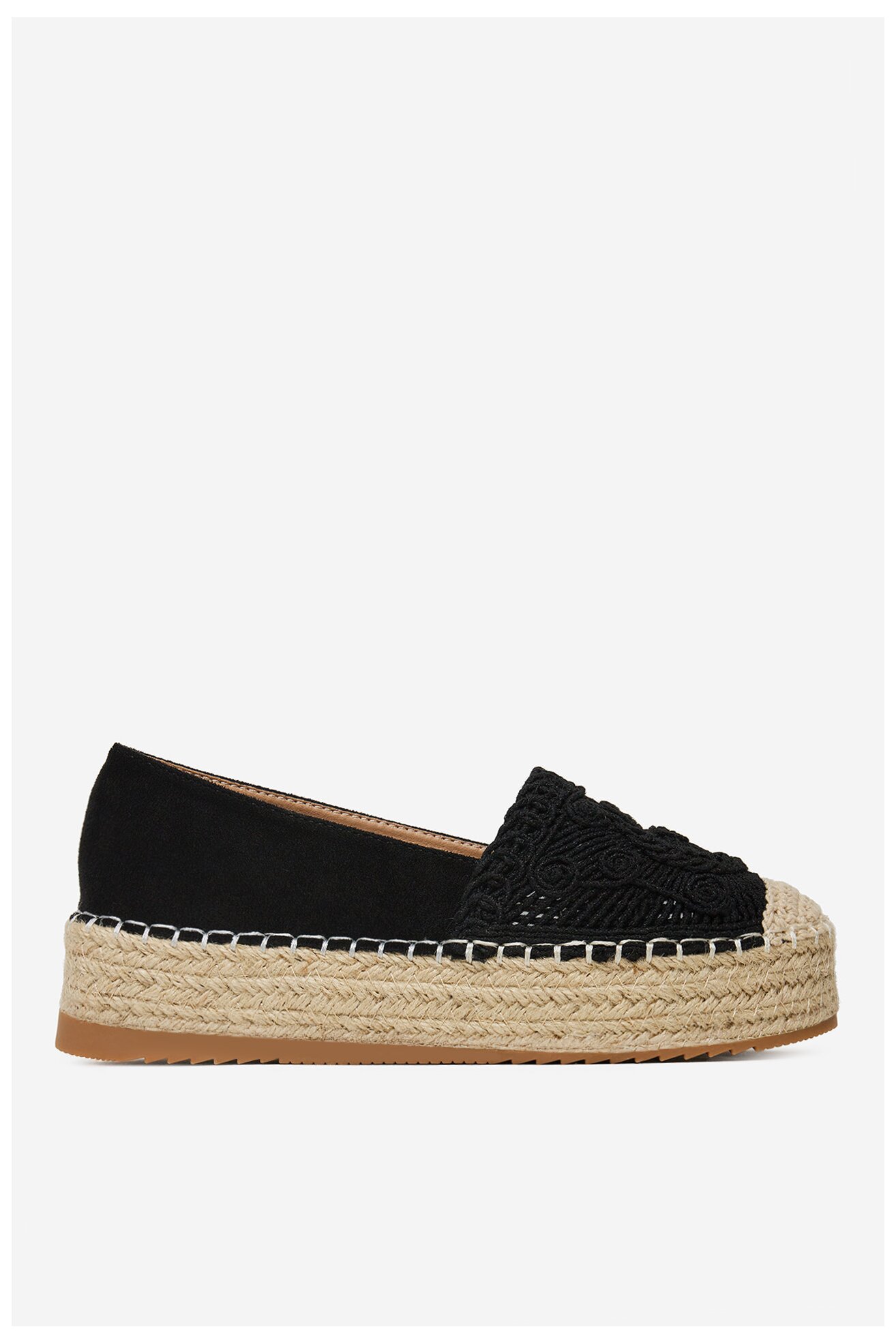 Espadryle DeeZee LE601-66 Czarny