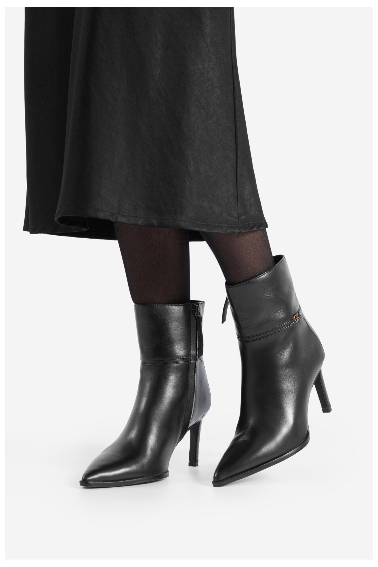 Botki Gino Rossi LUIZA-116040 Czarny