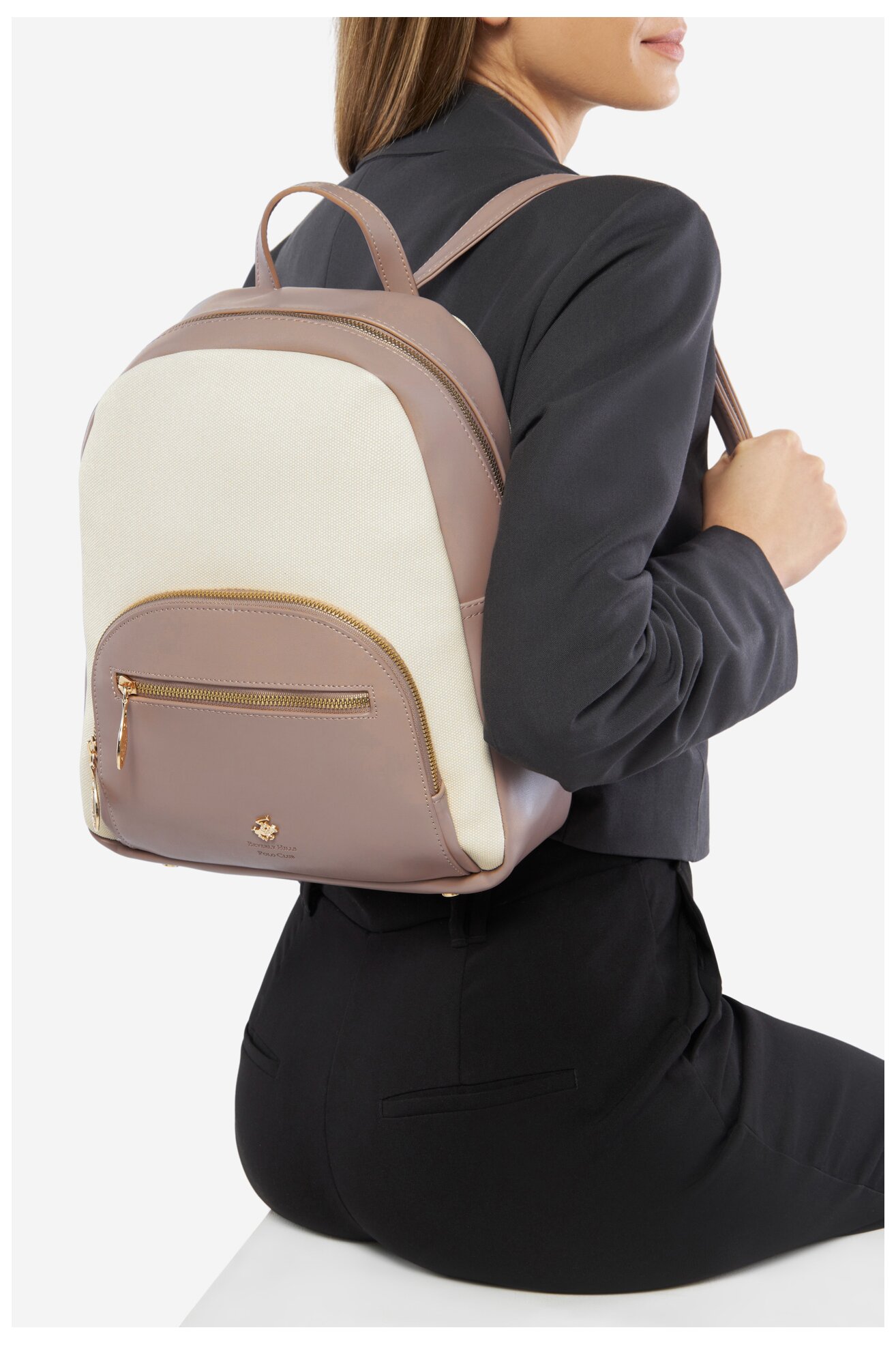 Plecak Beverly Hills Polo Club BHPC-C-004-07 Różowy