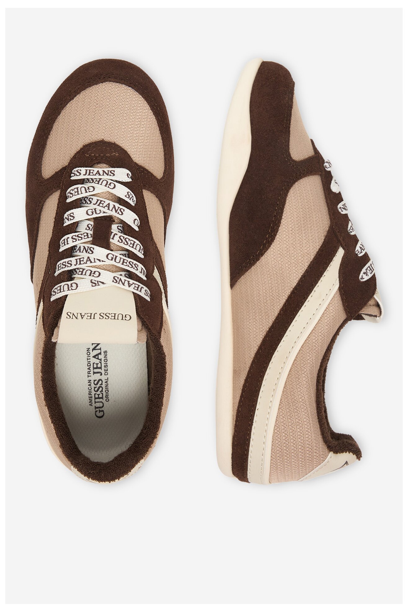 Напівчеревик GUESS JEANS EO-GJ2128 КОРИЧНЕВИЙ