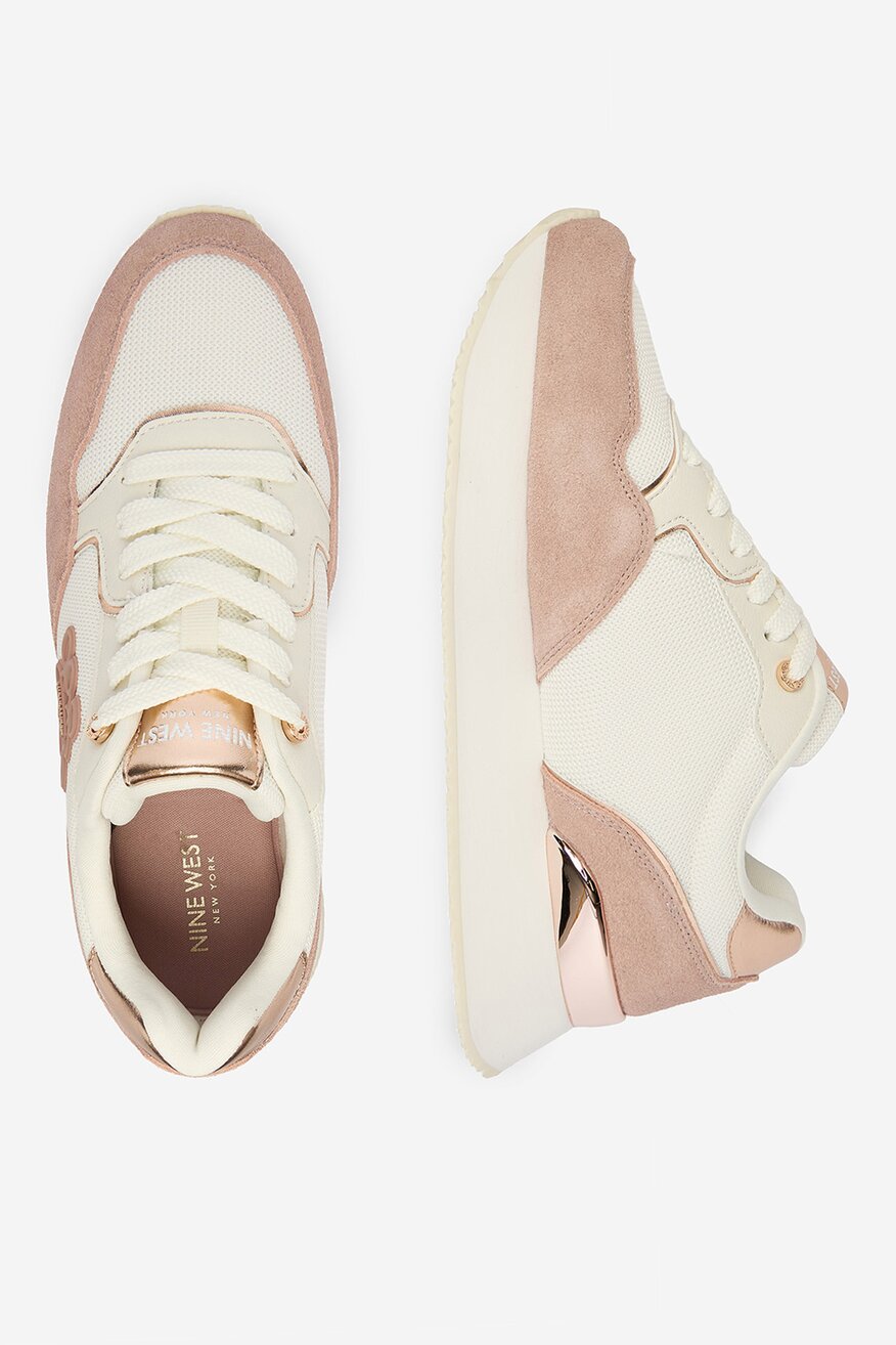 
                NINE WEST - Sneakersy skórzane - 5906751871294