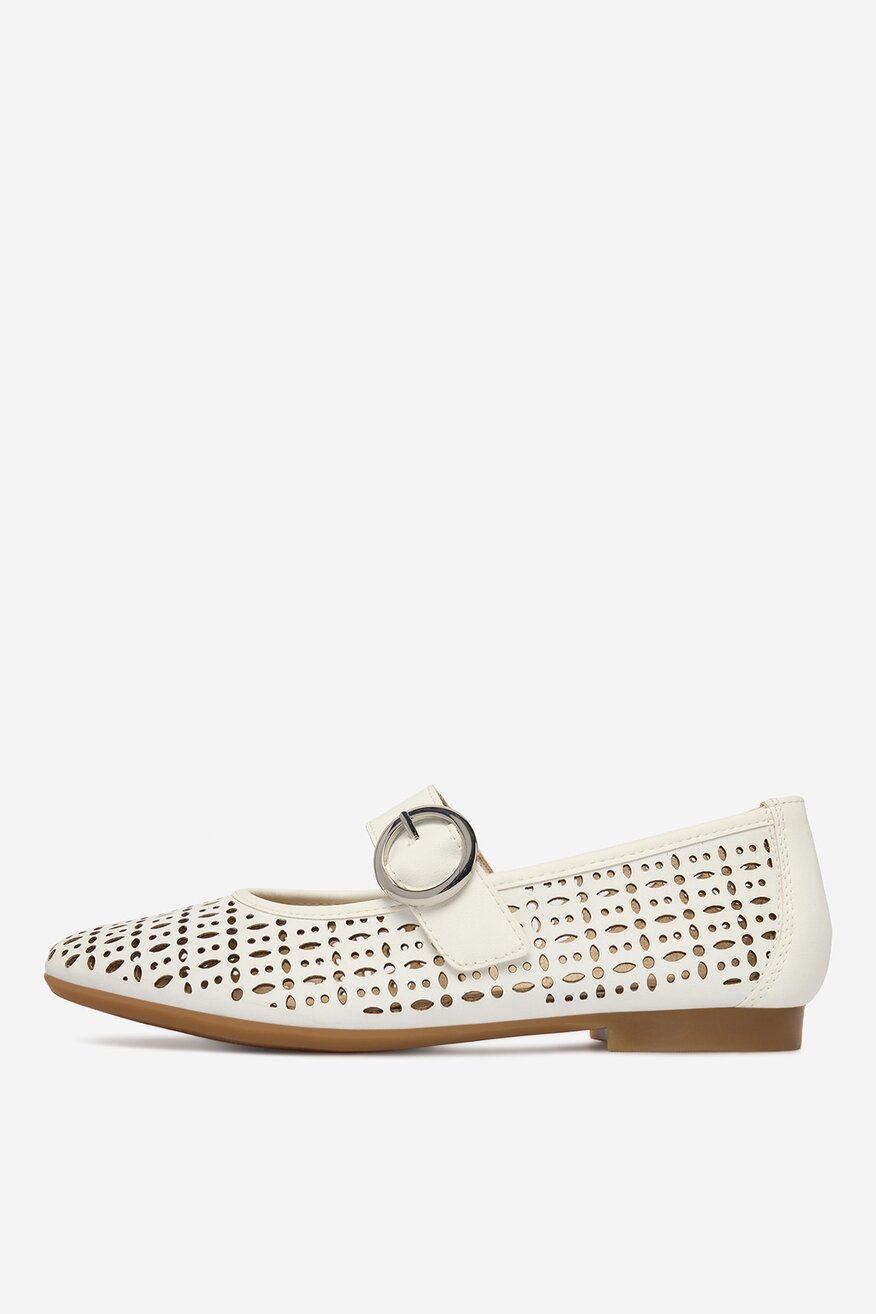 
                Remonte - Baleriny skórzane - 5906751735855