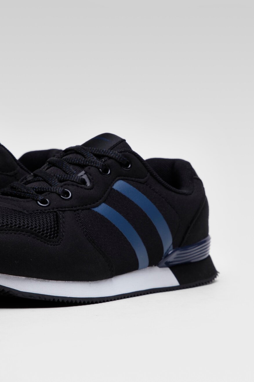 
                Sprandi - Obuwie sportowe czarne sznurowane - 5903698796826