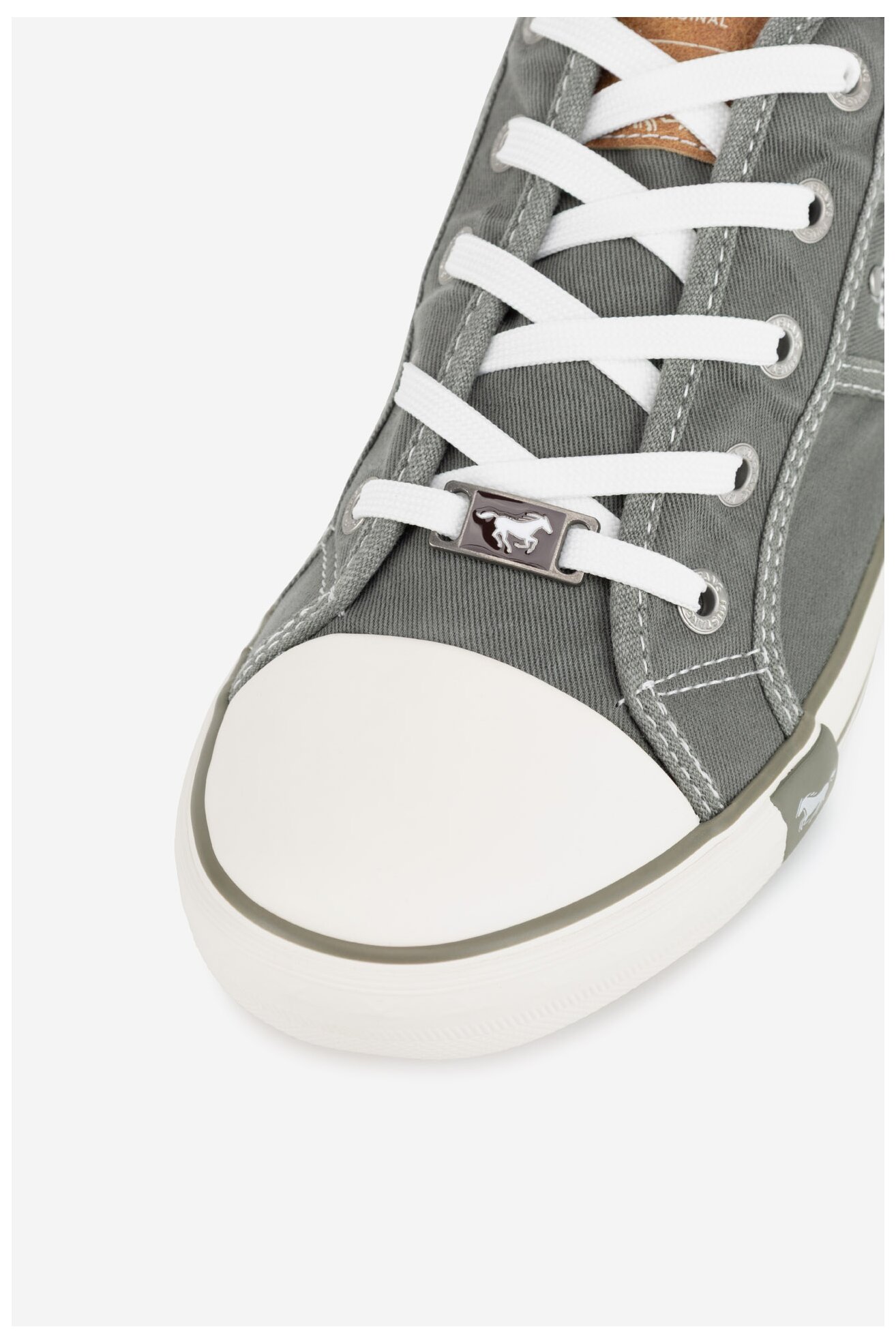 Plátěná obuv Mustang 1099-310 ŠEDÁ