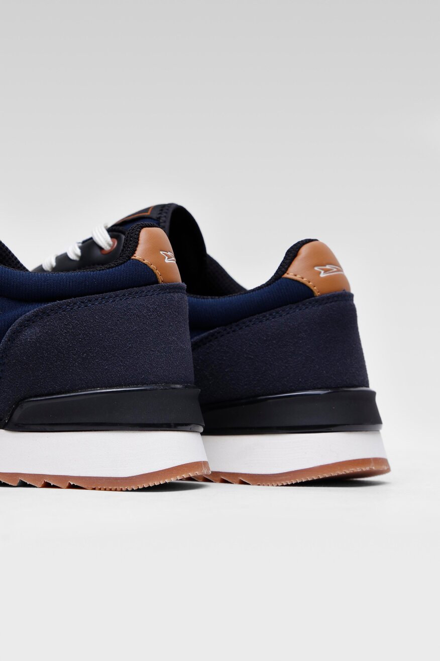 Sprandi - Obuwie sportowe granatowe sznurowane - 5903698939261