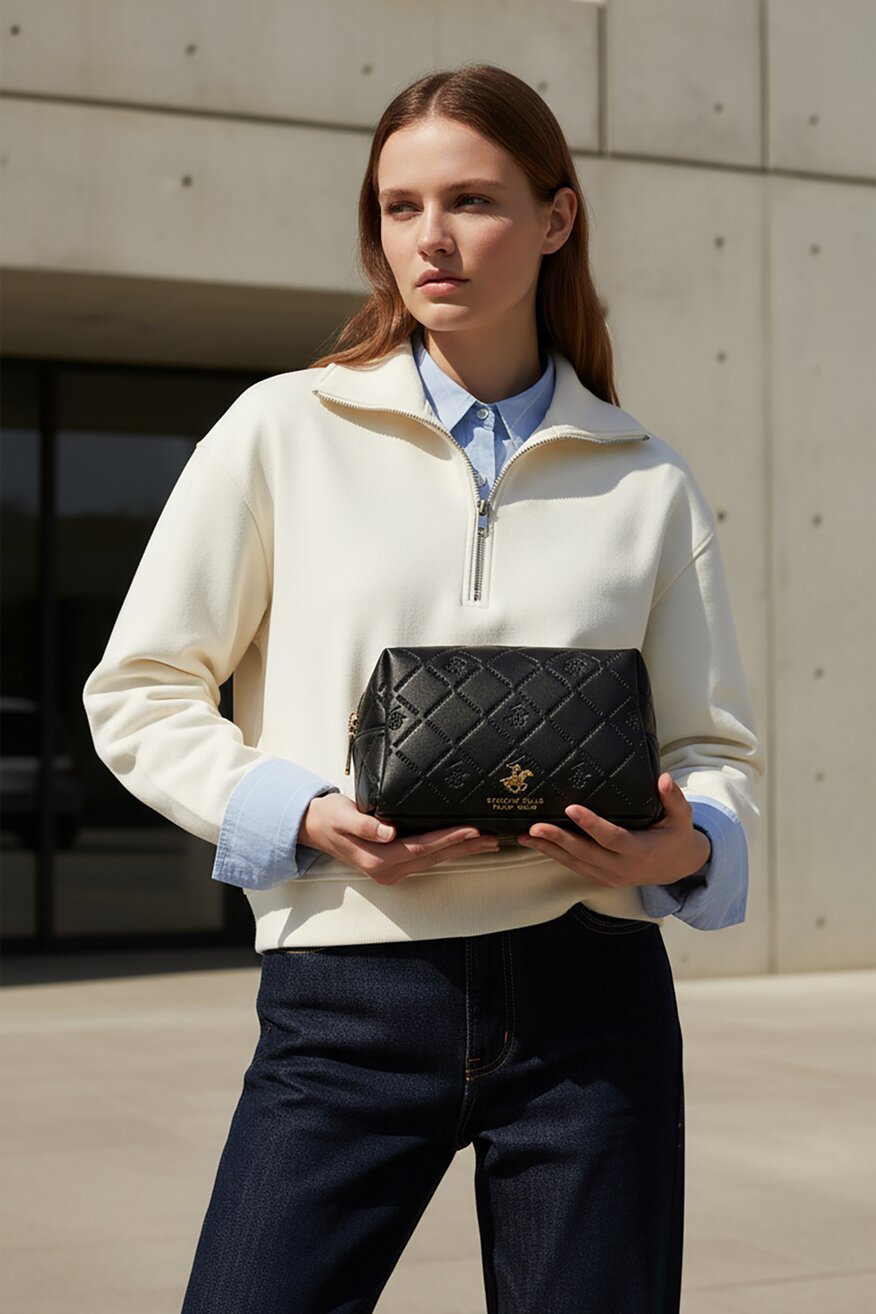 Trusă cosmetice de voiaj Beverly Hills Polo Club NEGRU - 5906751365786