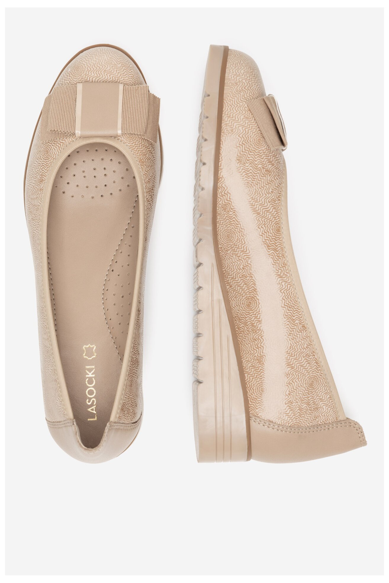 Baleriny Lasocki EST-TOMBA-29 Beżowy