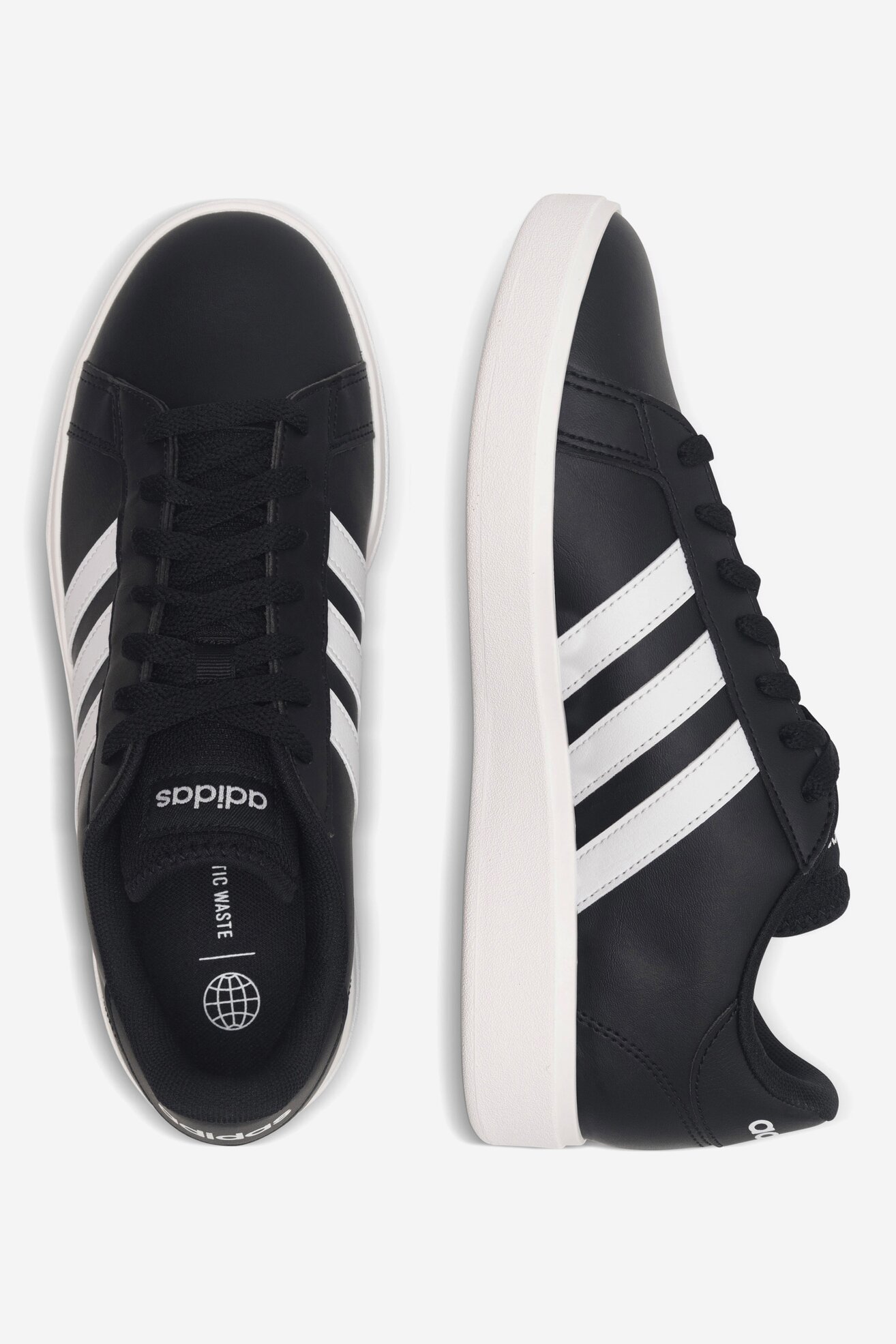 Спортни обувки adidas GRAND COURT BASE 2.0 GW9251 ЧЕРЕН