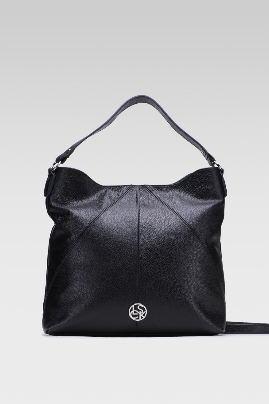 
                Lasocki - Torebka skórzana czarna - 5903698708058