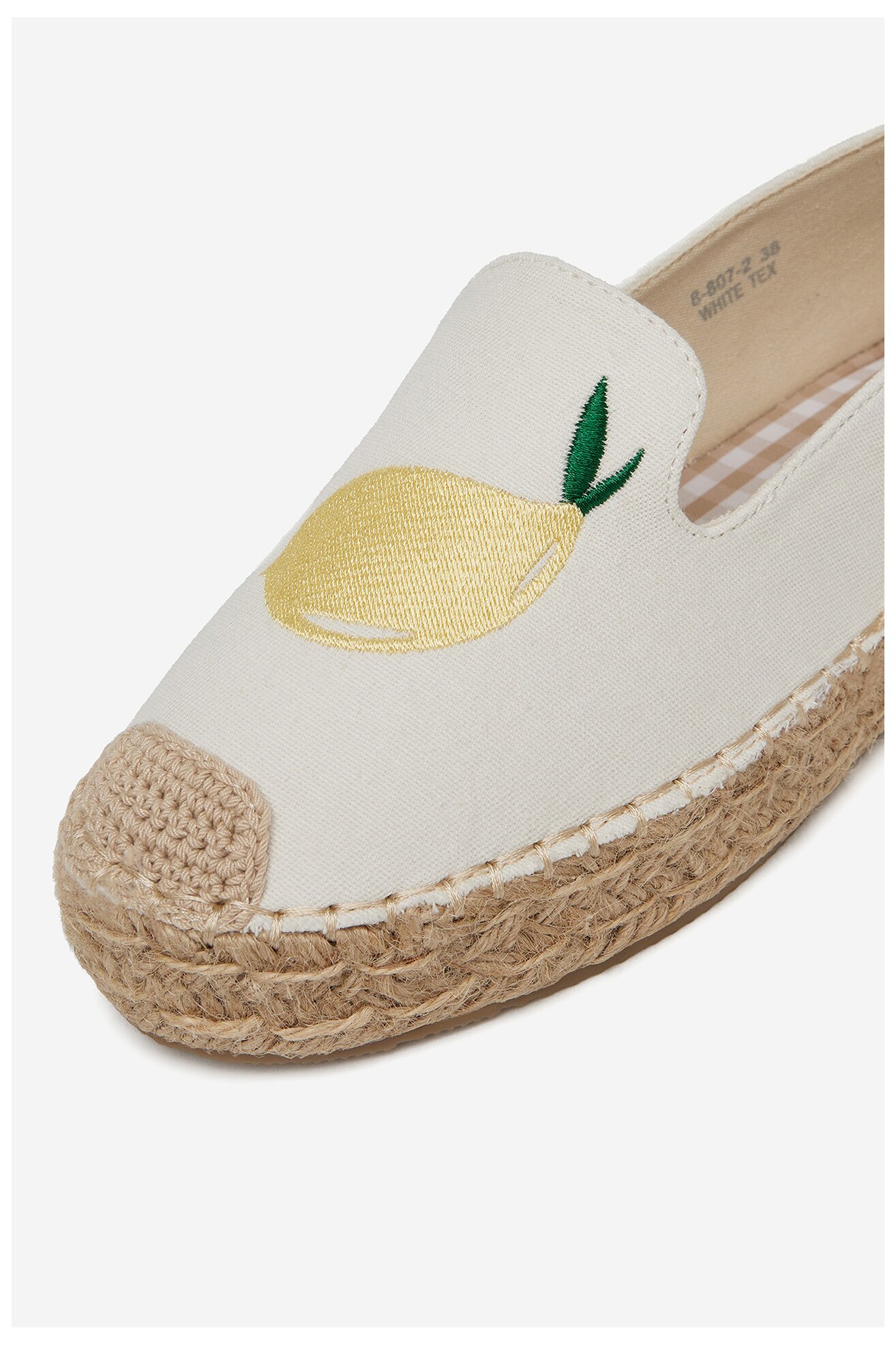Espadryle DeeZee 8-807-2 Biały