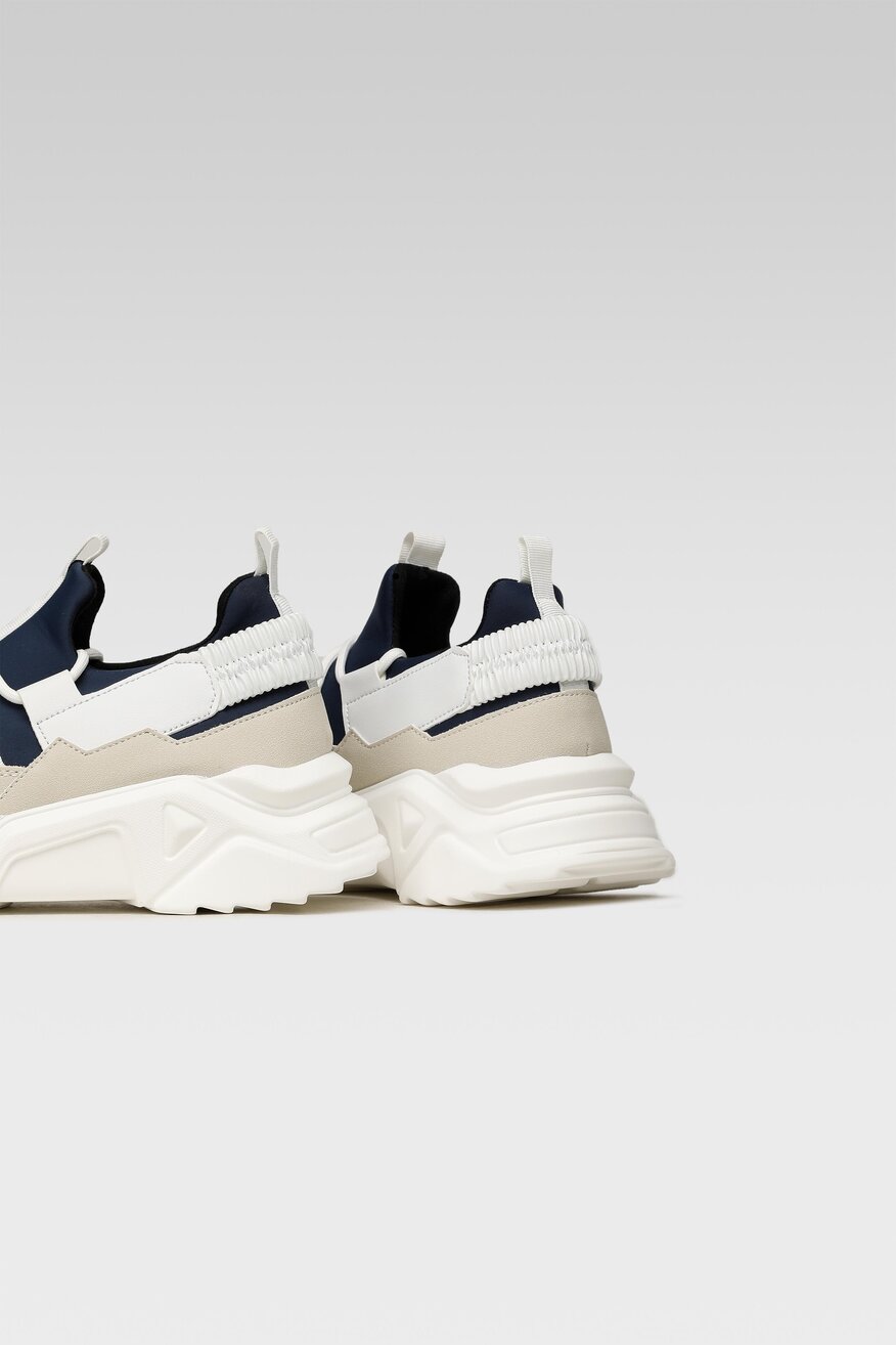 
                Jenny Fairy - Sneakersy typu ugly shoes granatowe - 5904248415143