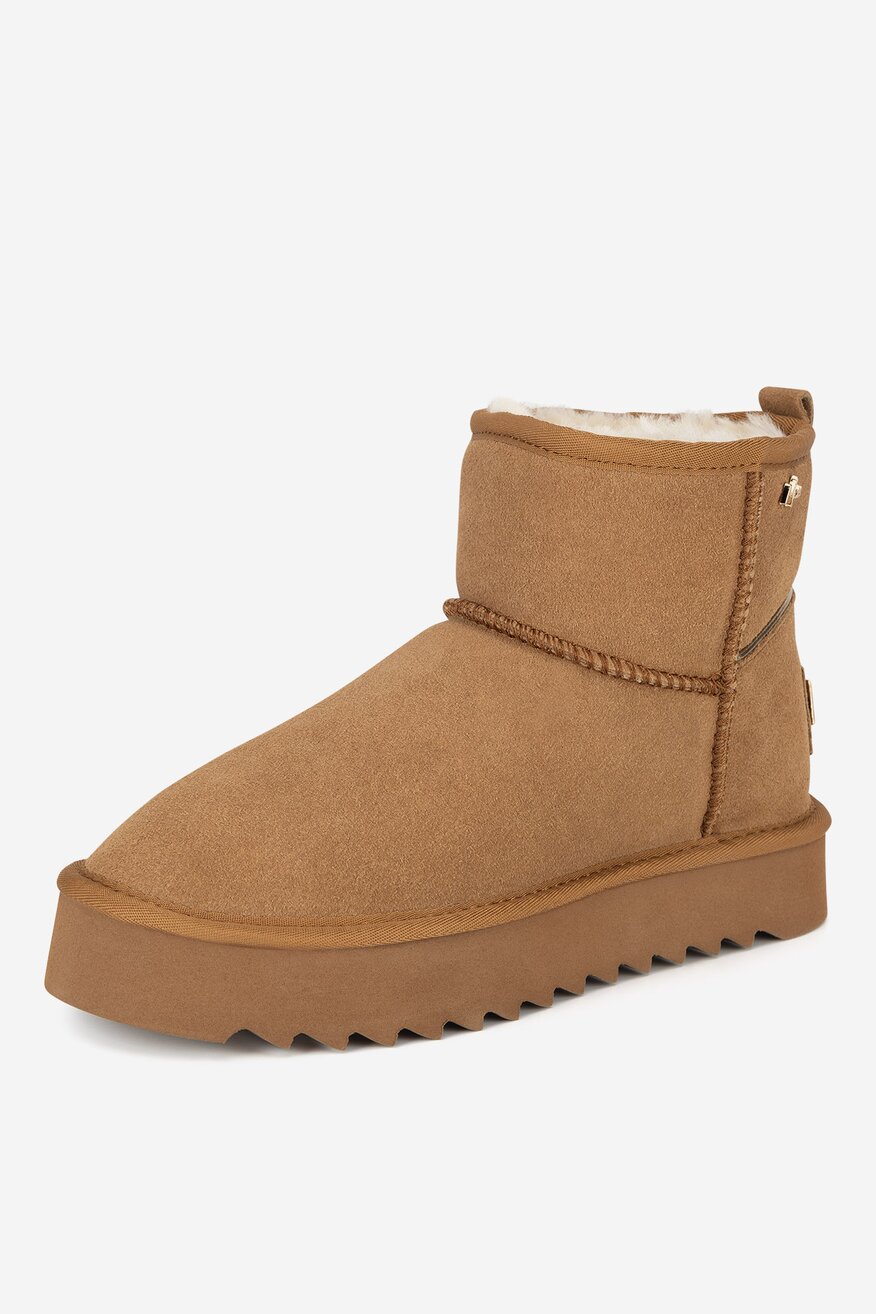 Mexx - Śniegowce zamszowe ocieplane - 5905588940456