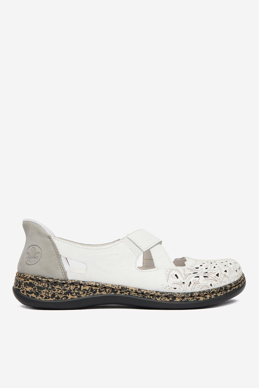 
                Половинки обувки Rieker БЯЛ - 5906751830536