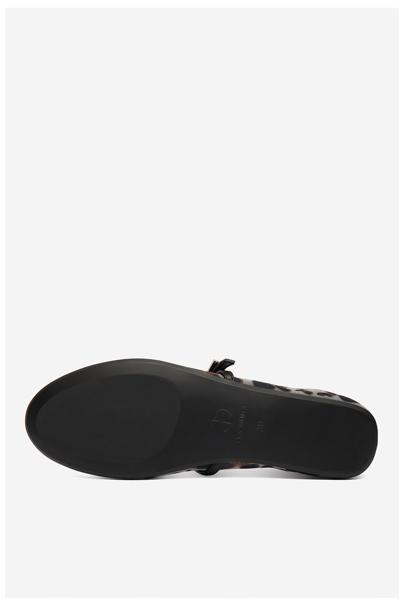 Baleriny EVA MINGE EO-STORMI-LT24067-524 Czarny