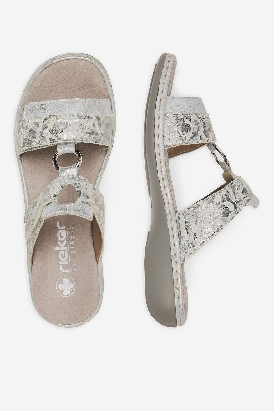 Șlapi Rieker ARGINTIU - 2230078394666