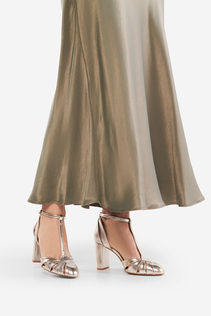 
                Елегантни обувки Jenny ЗЛАТИСТ - 5903698603360