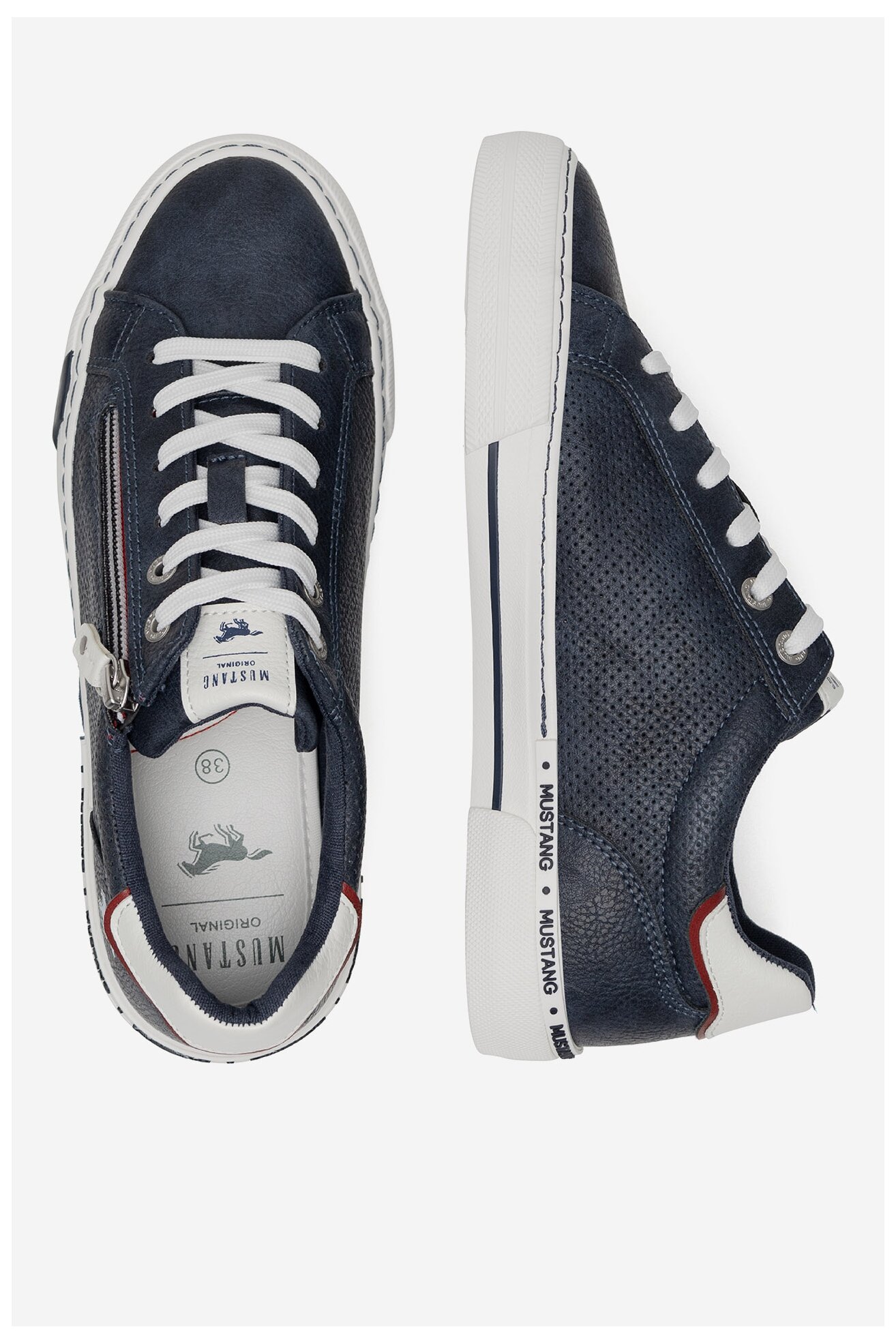 Trampki Mustang 1353-309 Granatowy