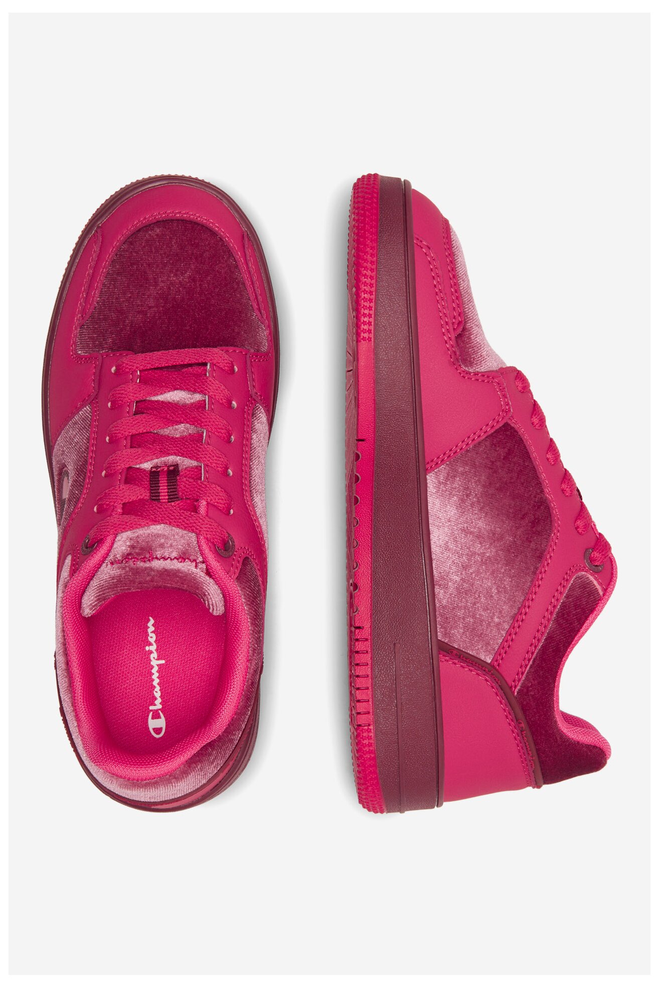 Sportovní obuv Champion REBOUND 2.0 LOW VELVET S11725-PS017 RŮŽOVÁ