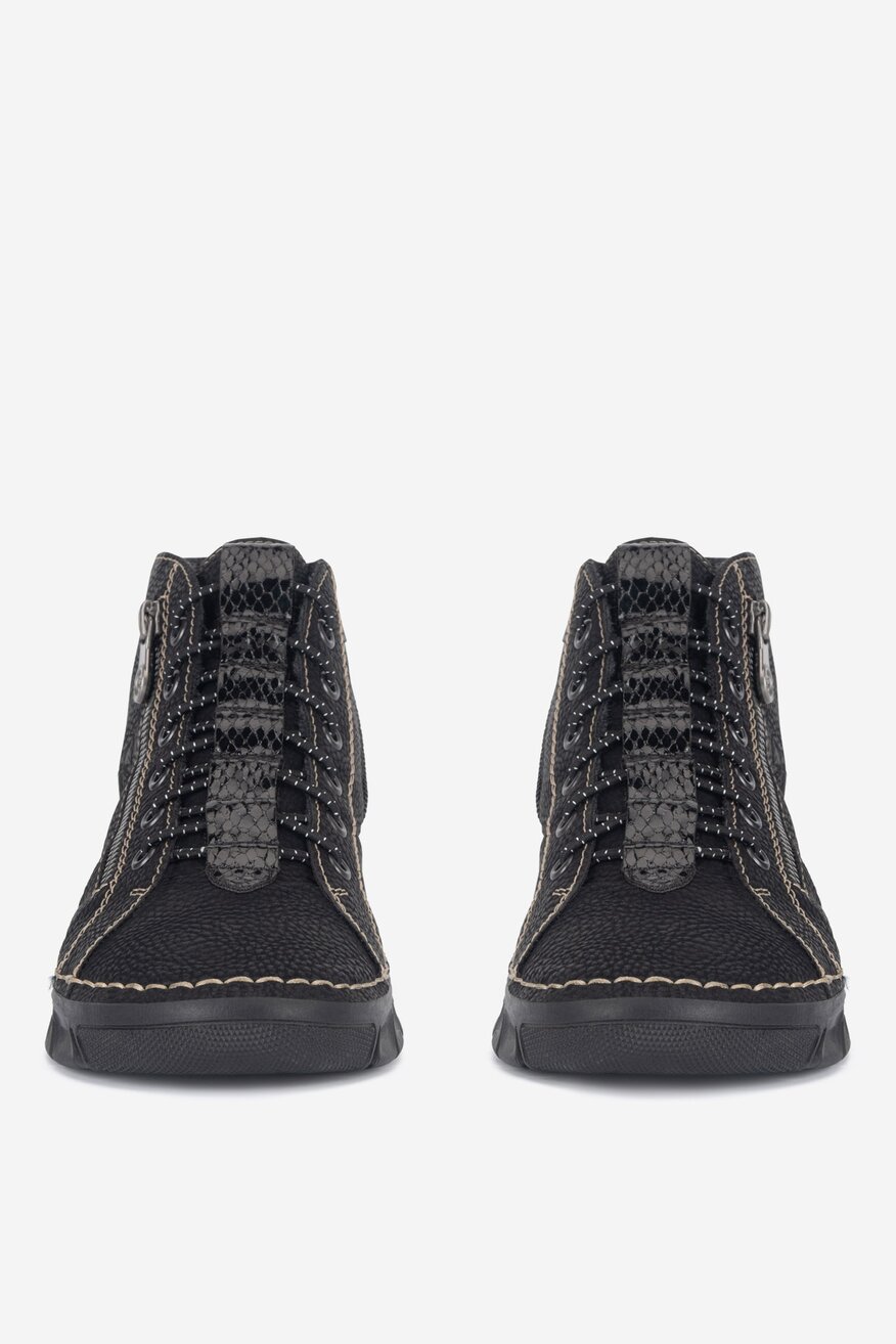 Bocanci Rieker NEGRU - 2230062964578