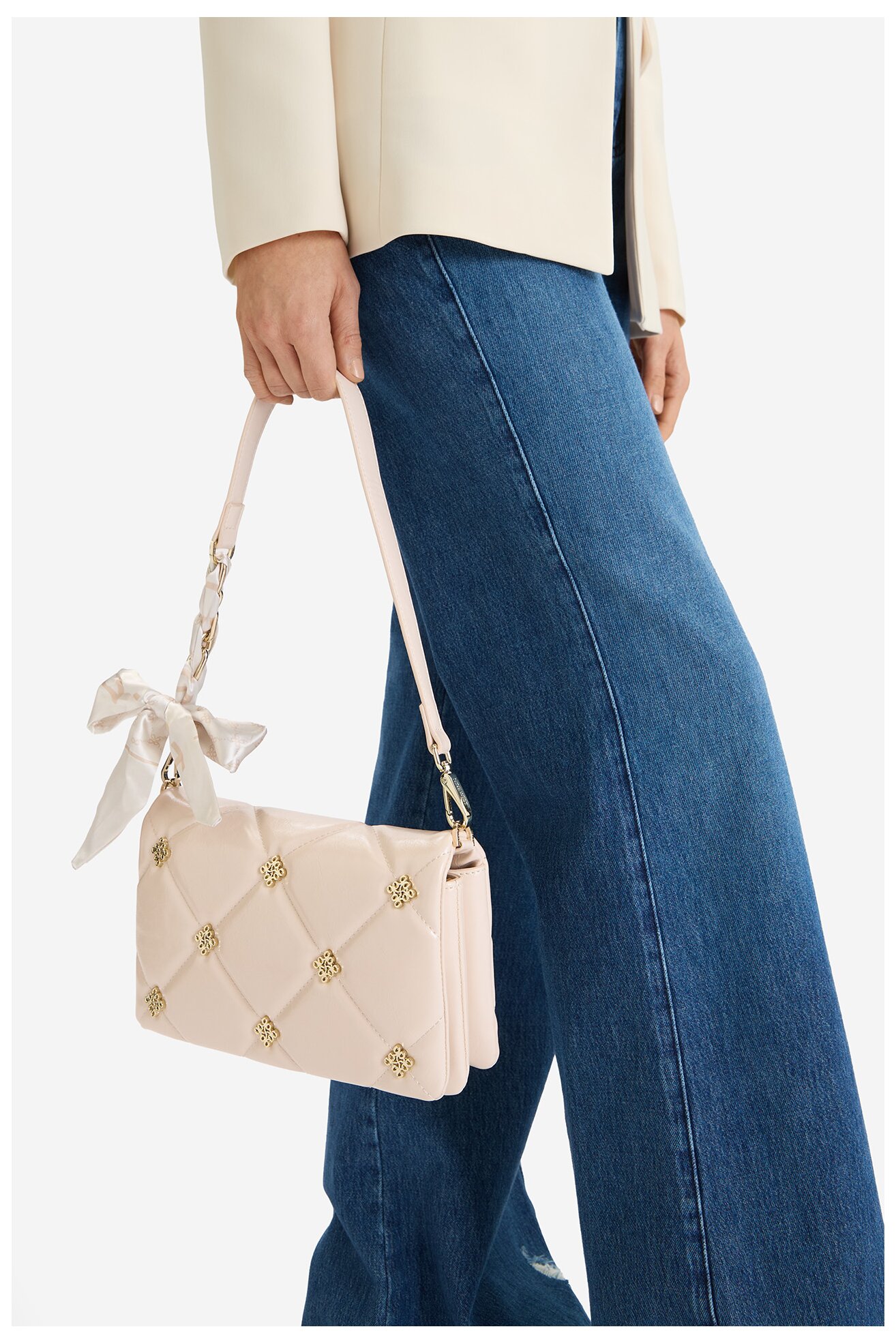 Torebka NINE WEST EO-MOTT SWEET-KS2562-1 Beżowy