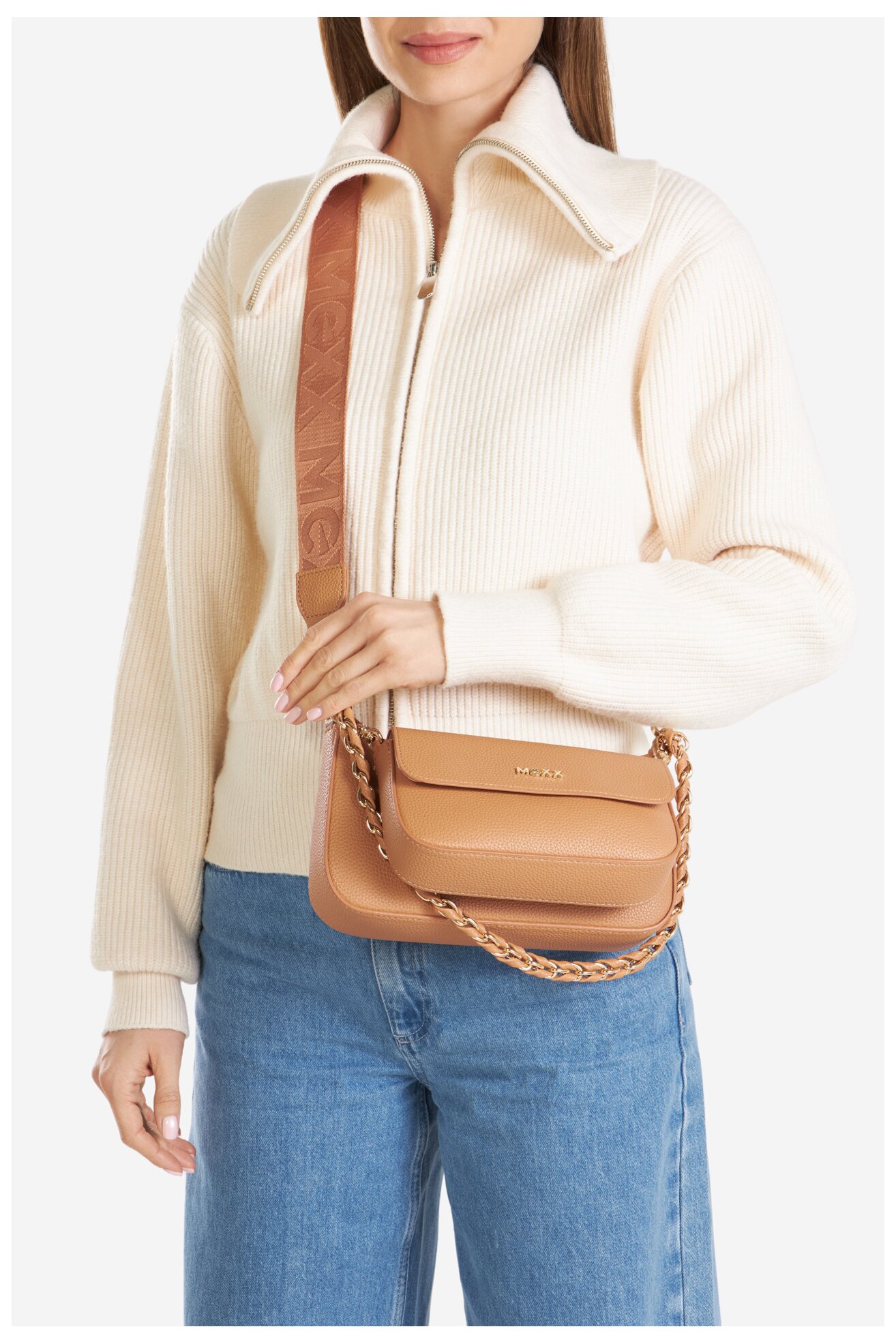 Дамска чанта Mexx MEXX-S-004-07 КАМЕЛ