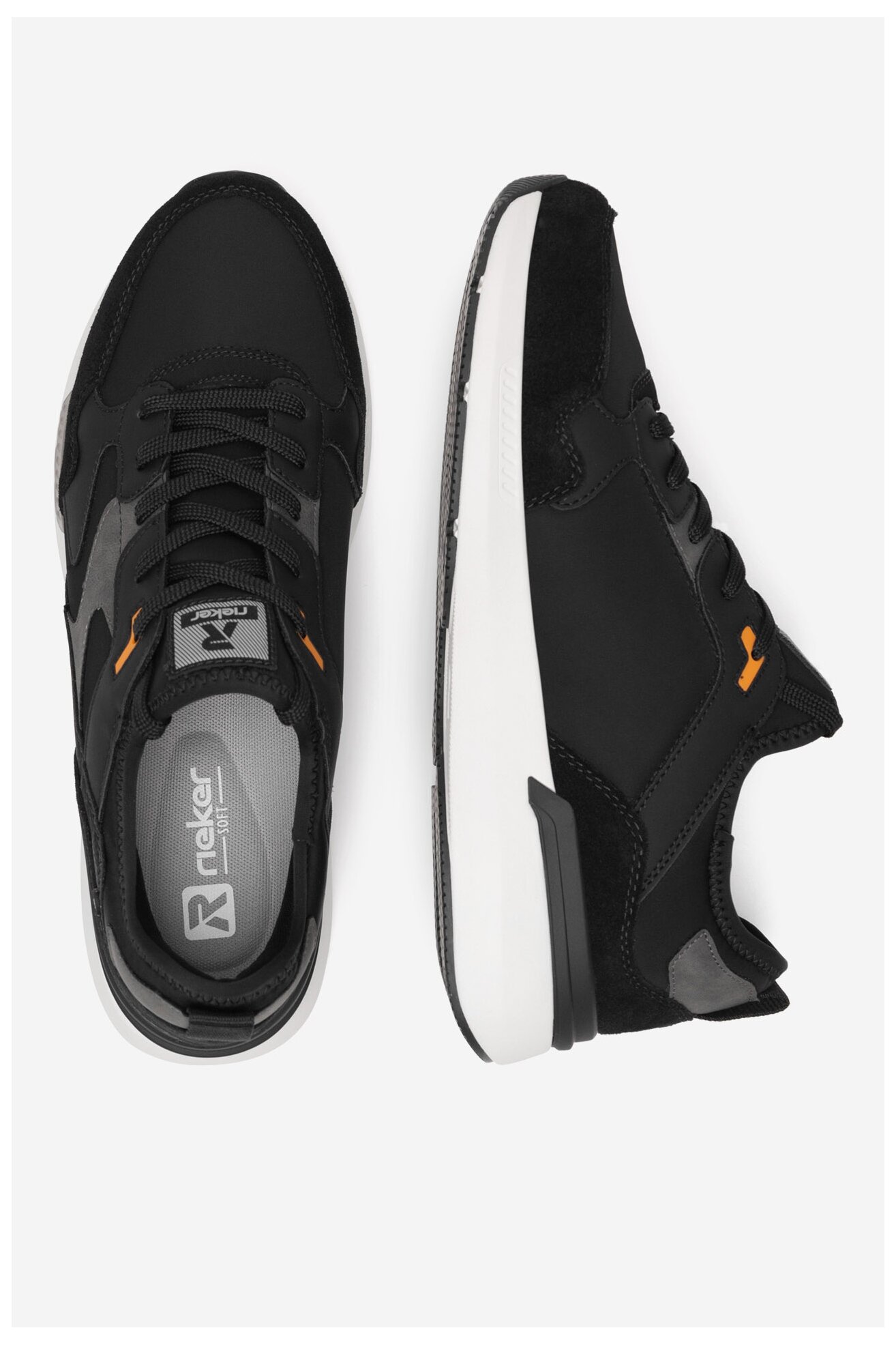 Sneakers Rieker Revolution Lifestyle U1403-00 Czarny