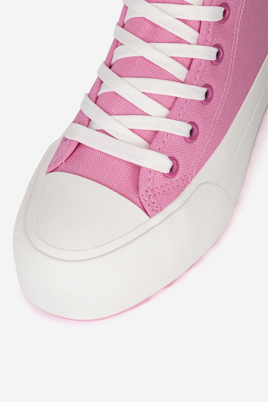 Jenny Fairy - Trampki wysokie na platformie - 5905588891789