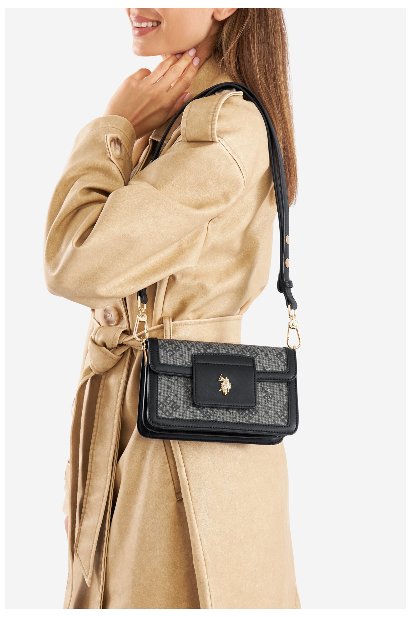 Torebka U.S. POLO ASSN. BIUXT6222WVP Czarny