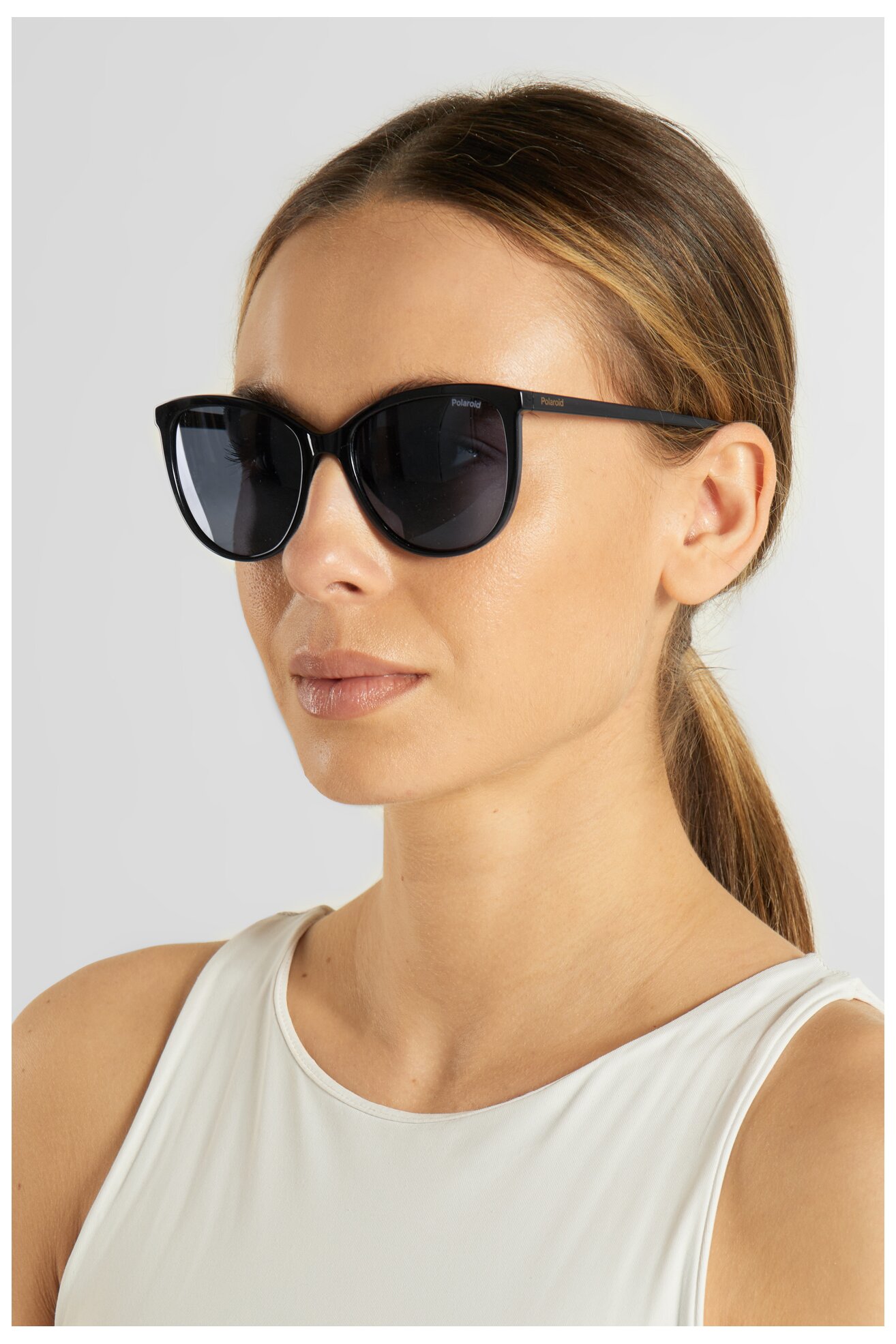 Okulary damskie Polaroid 4138/S Czarny