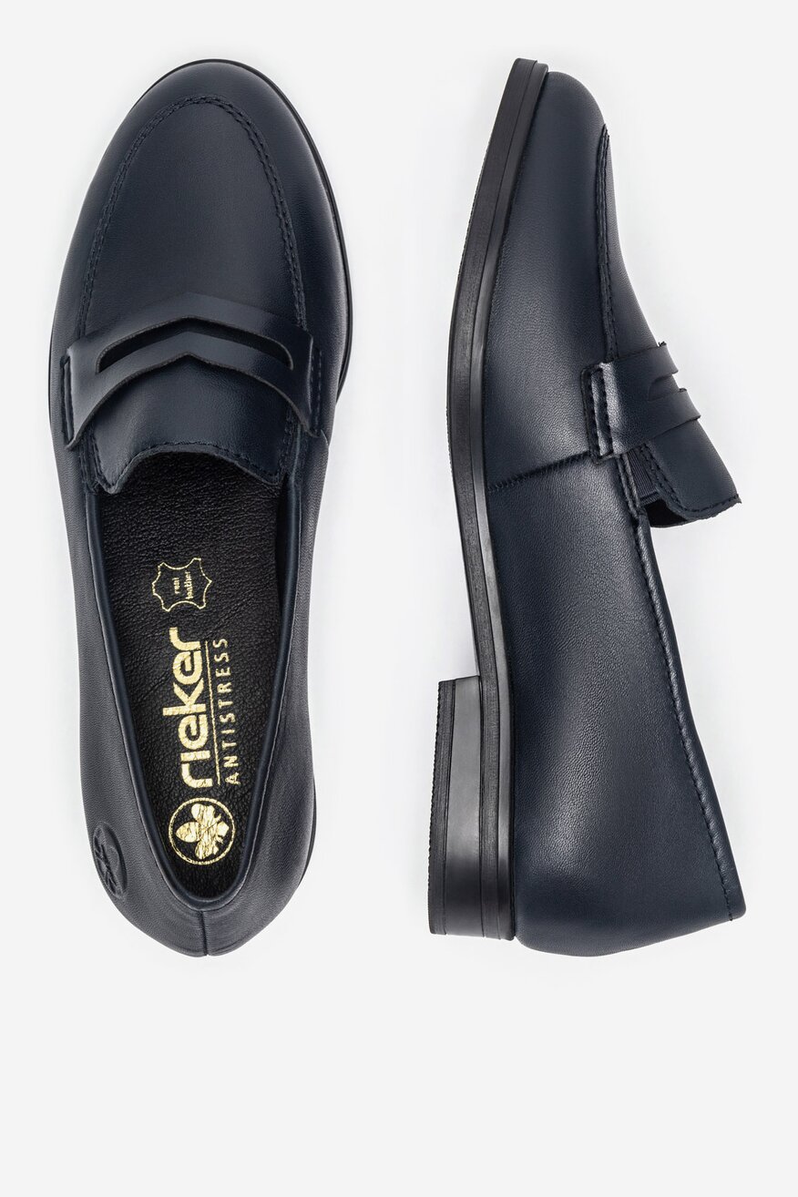 Rieker - Loafersy skórzane - 2230062965834