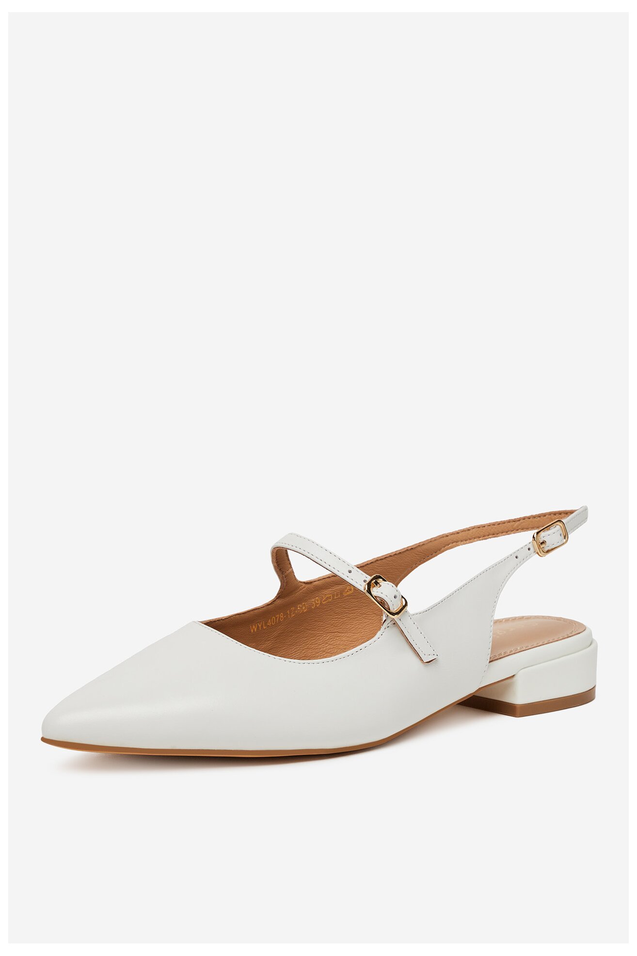 Czółenka Sergio Bardi WYL4078-1Z-SB Biały