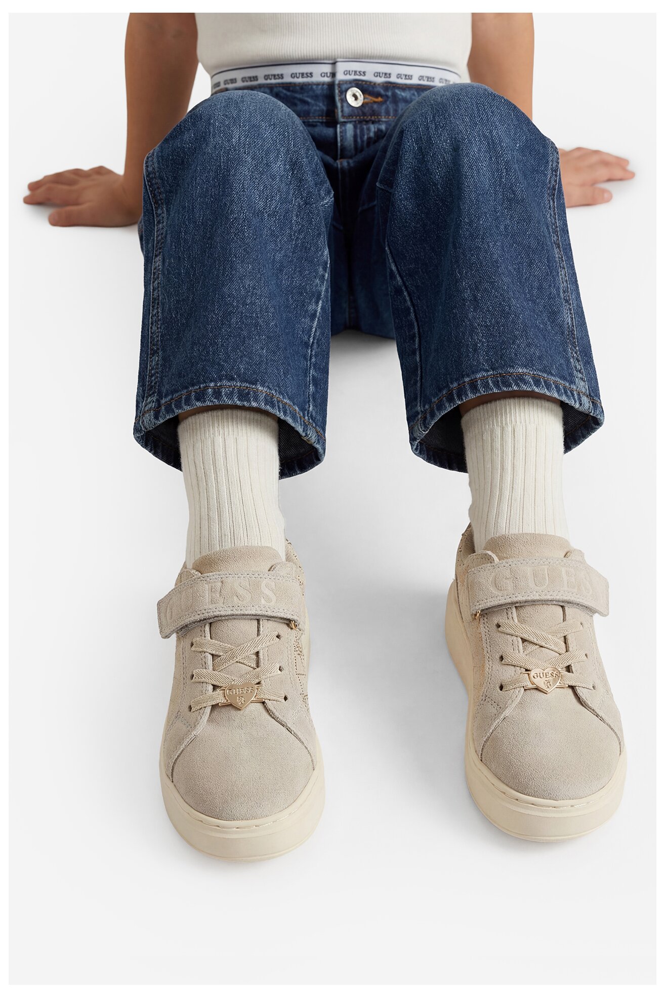 Sneakers GUESS CEO-25KC1008 Szary ciemny