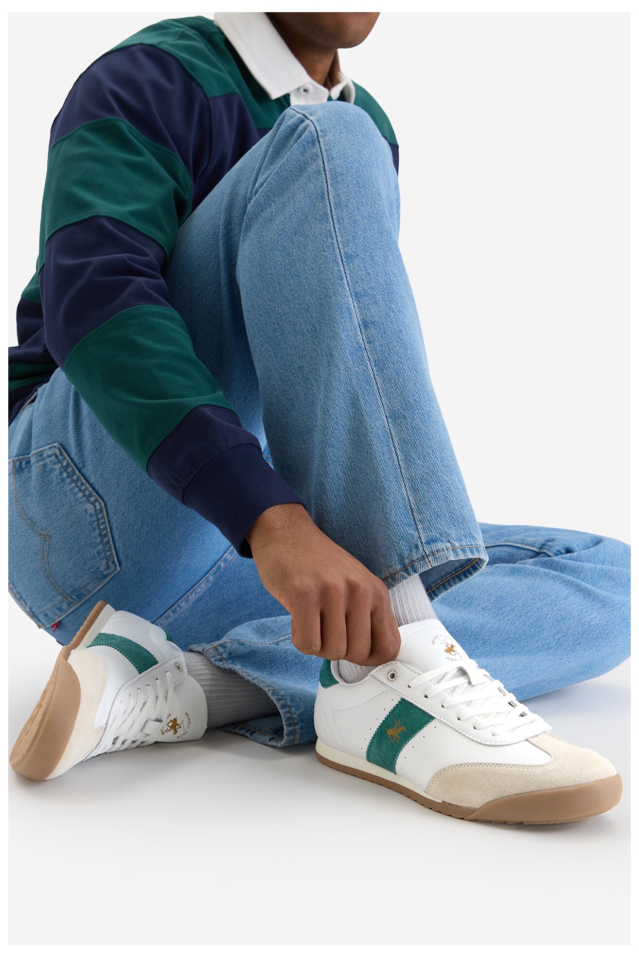 Sneakers Beverly Hills Polo Club EO-LOGAN-01 MP40 Biały