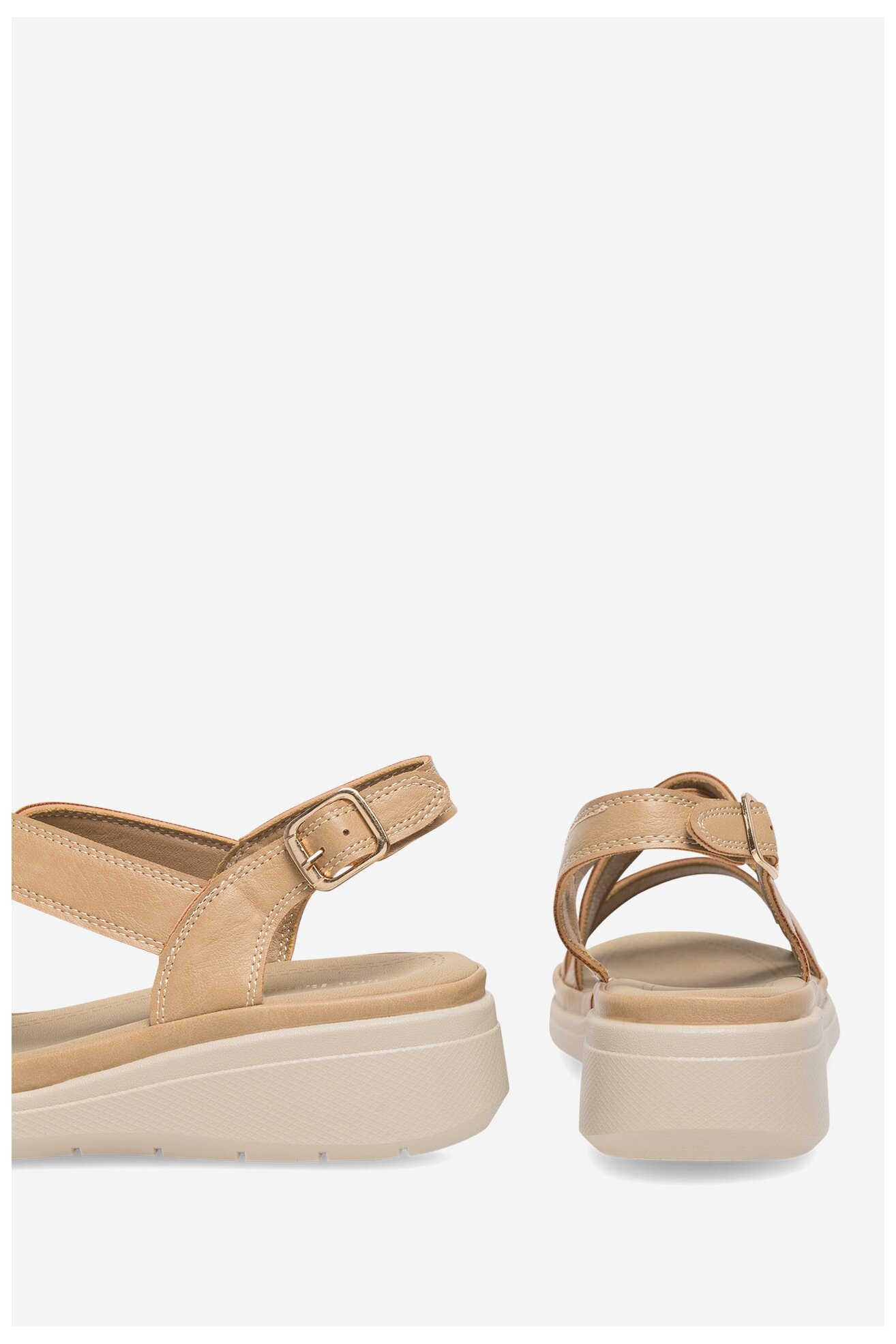 Sandały Clara Barson WYL0510-02 Beżowy