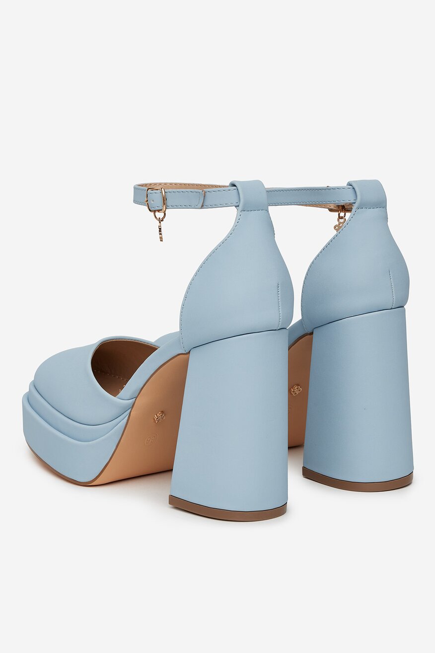 Pantofi cu toc DeeZee ALBASTRU - 5906751097304