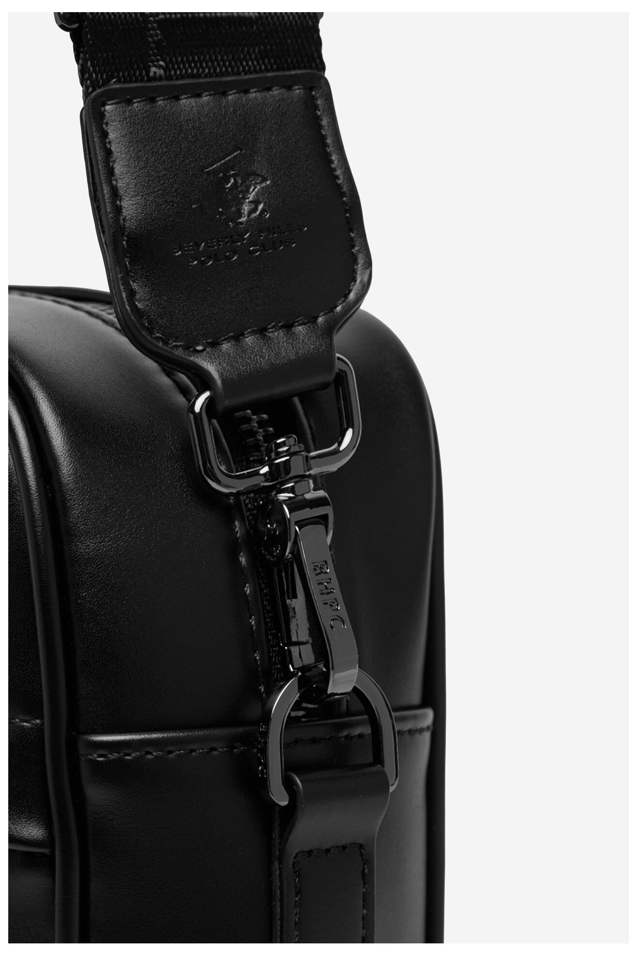 Torba męska Beverly Hills Polo Club CWBEO-BHPC-L-018-07 Czarny