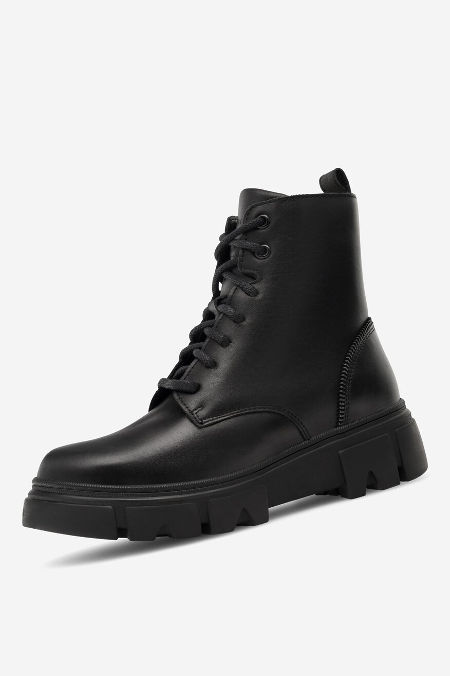 
                Lasocki - Trzewiki skórzane ocieplane - 5905588032069